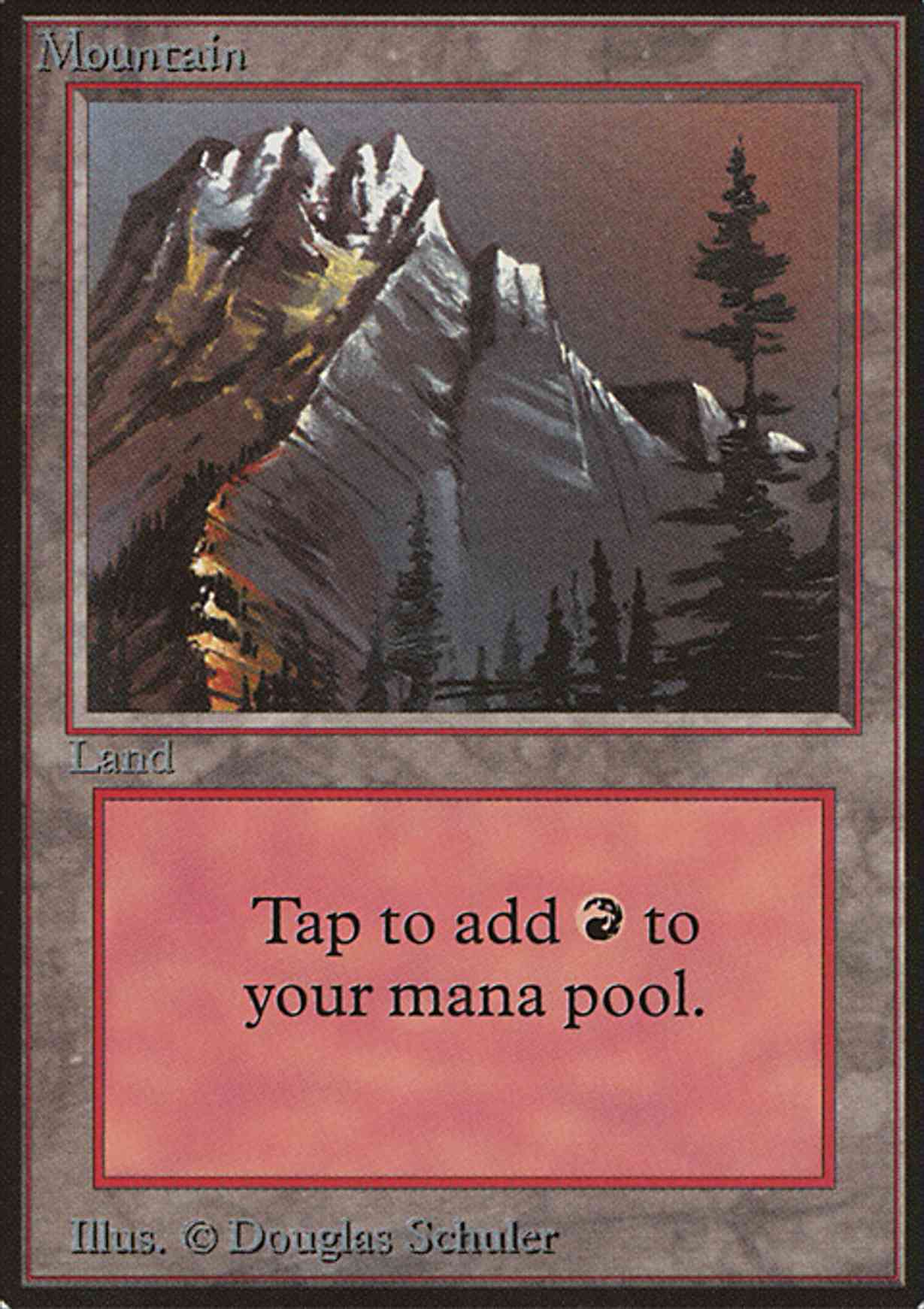 Mountain (A) magic card front