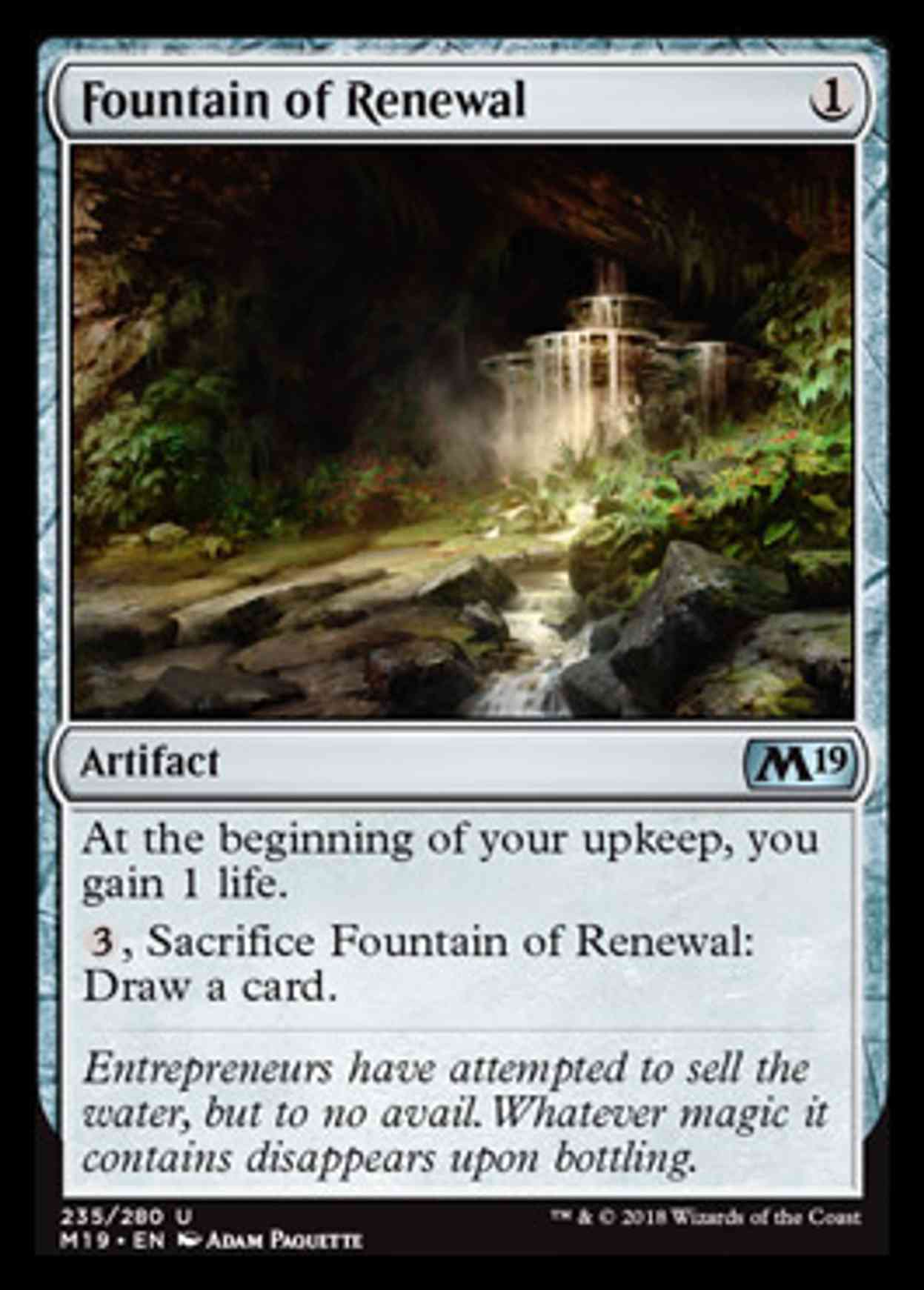 Fountain of Renewal magic card front
