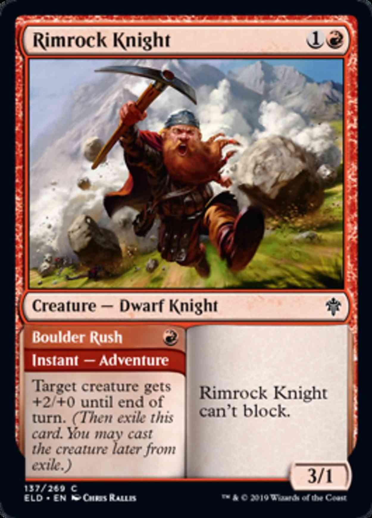 Rimrock Knight magic card front