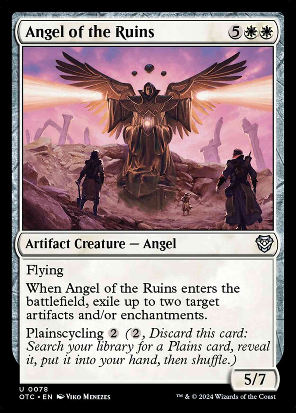 Angel of the Ruins magic card front