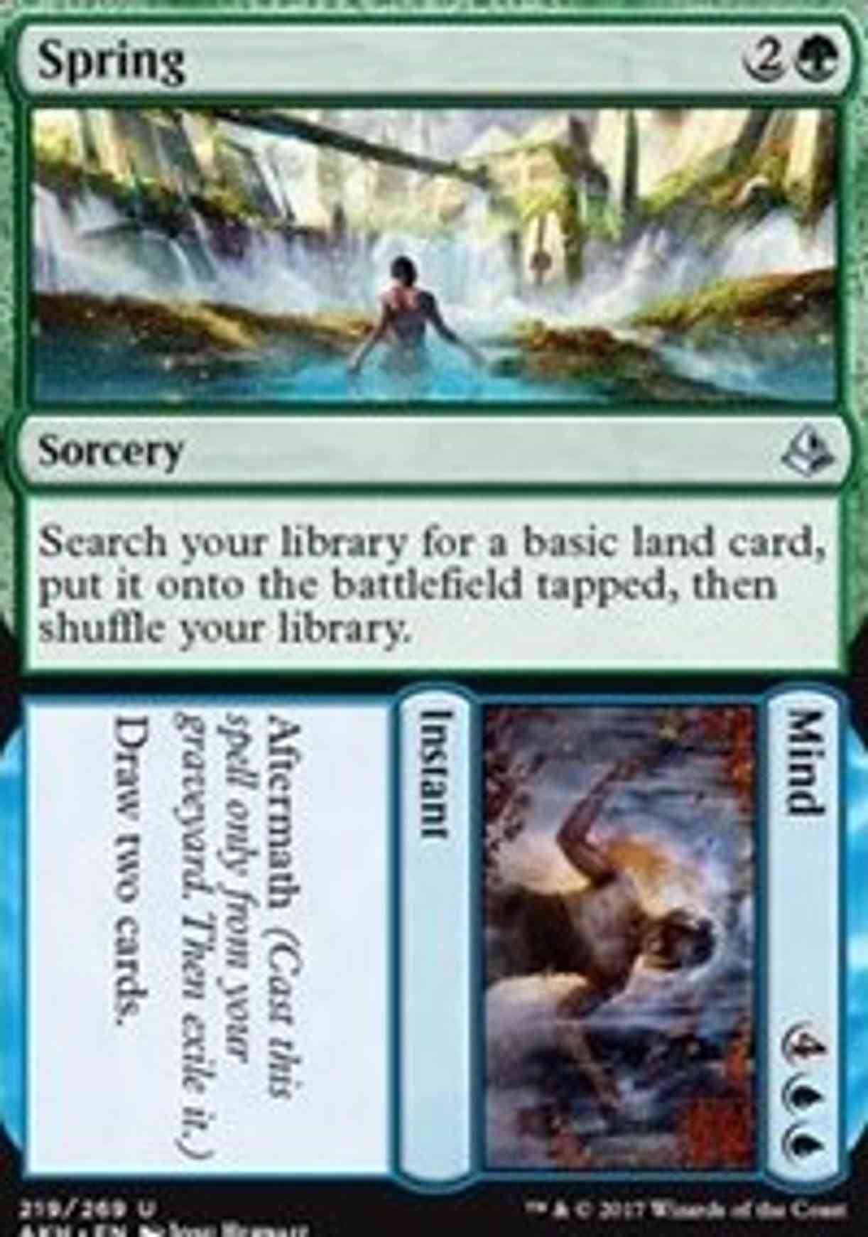 Spring // Mind magic card front