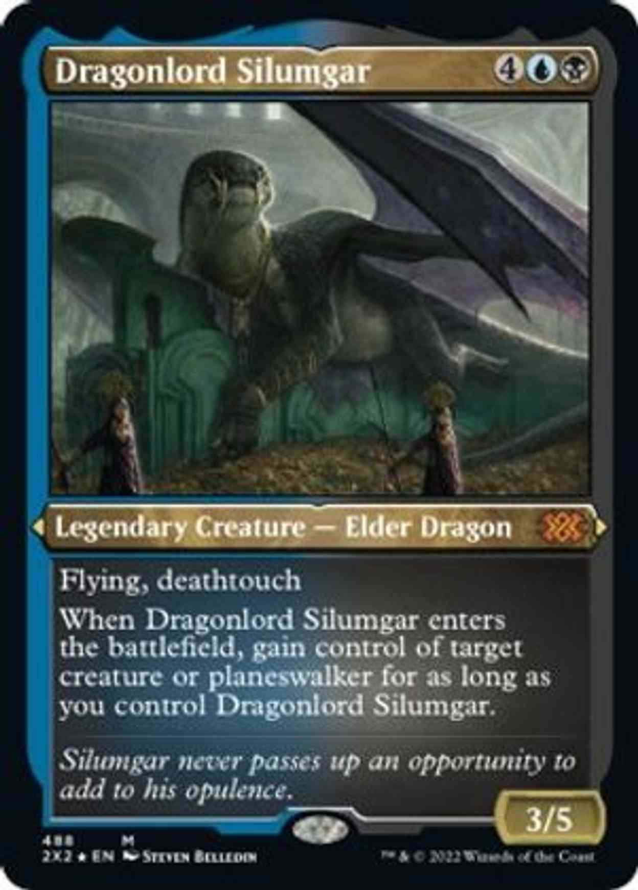 Dragonlord Silumgar (Foil Etched) magic card front