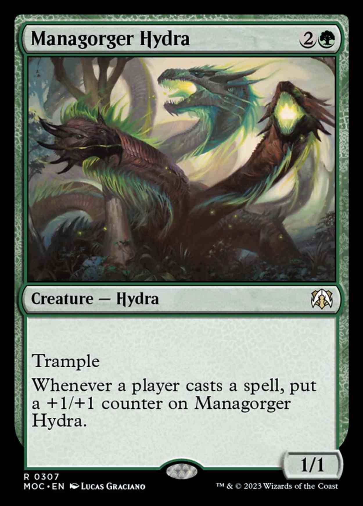 Managorger Hydra magic card front