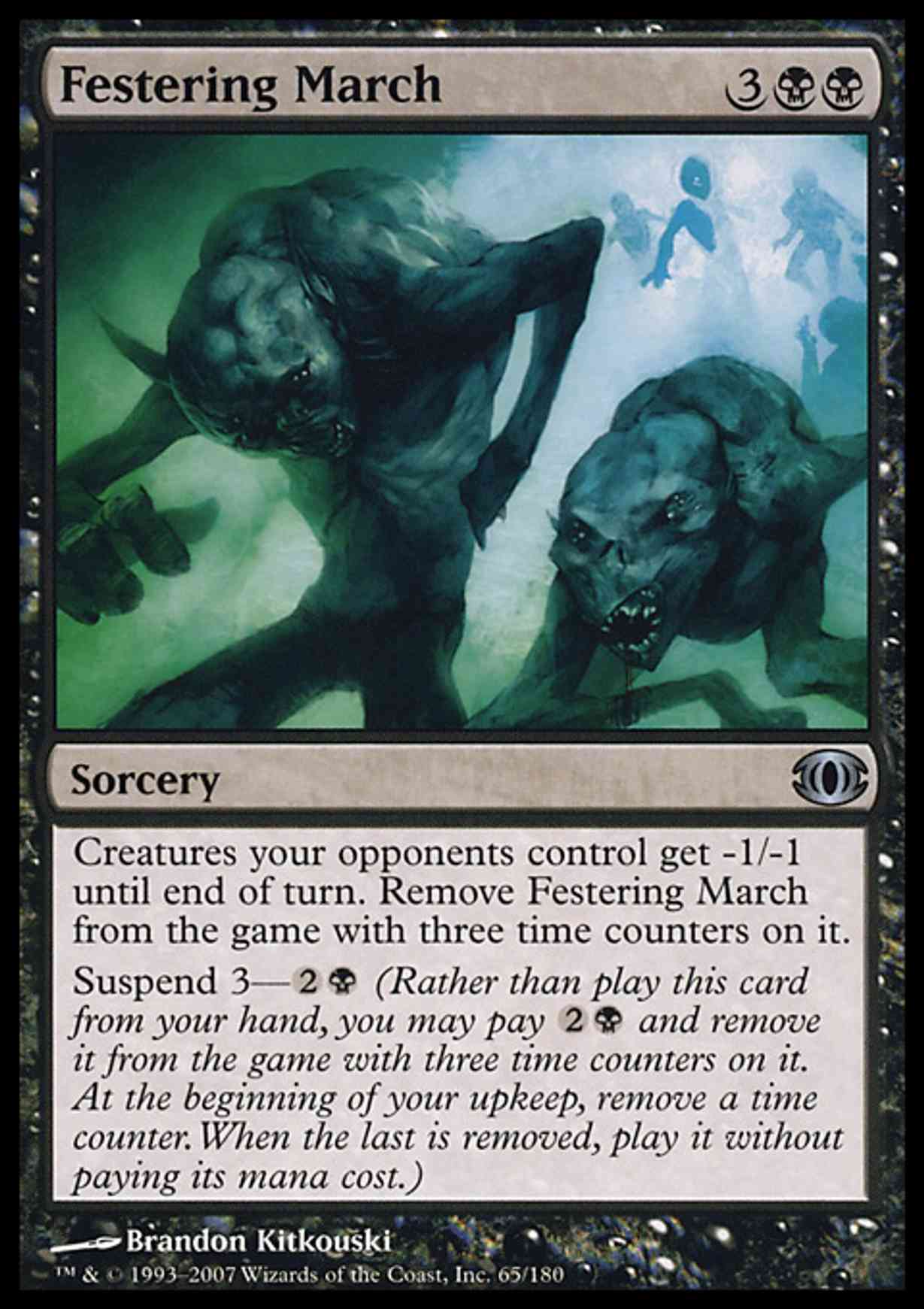 Festering March magic card front