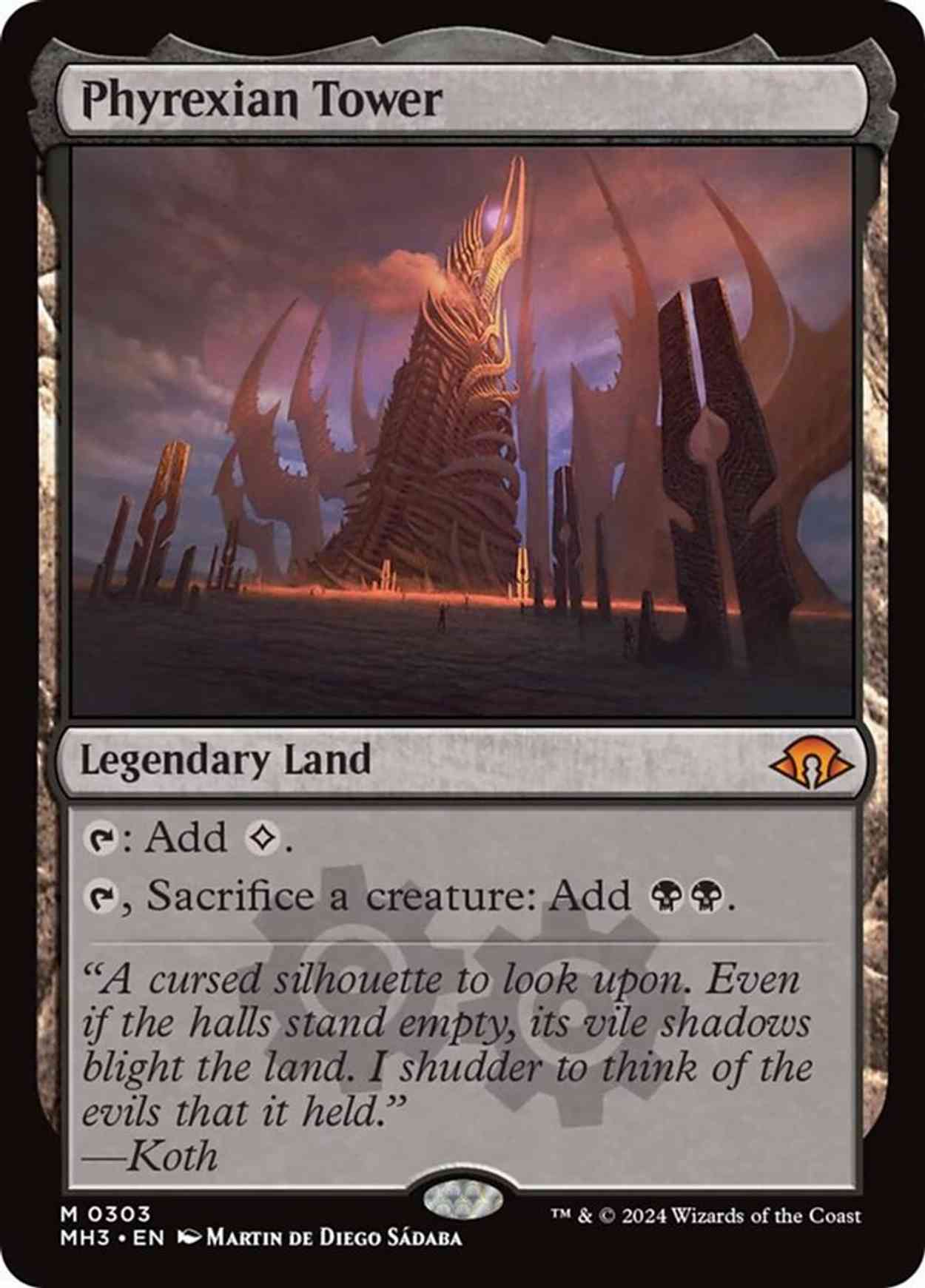 Phyrexian Tower magic card front