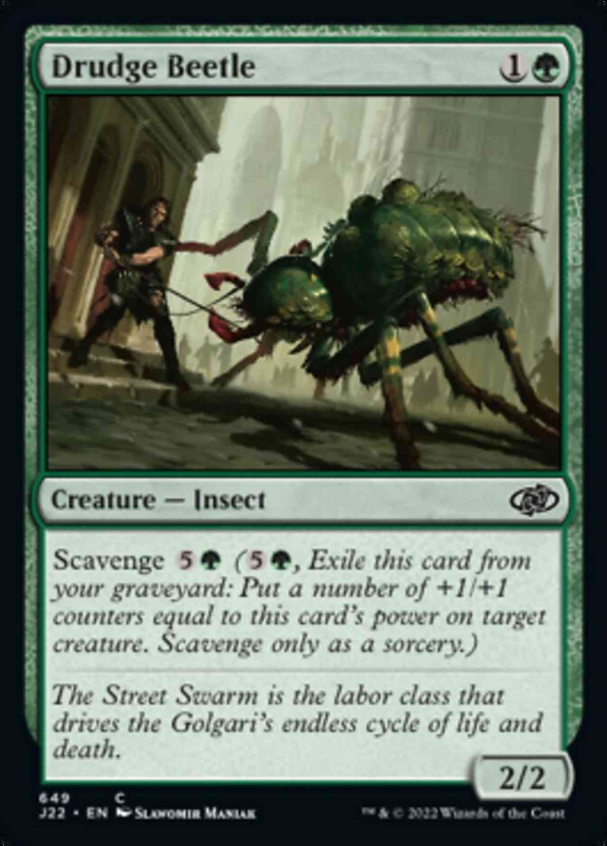Drudge Beetle magic card front