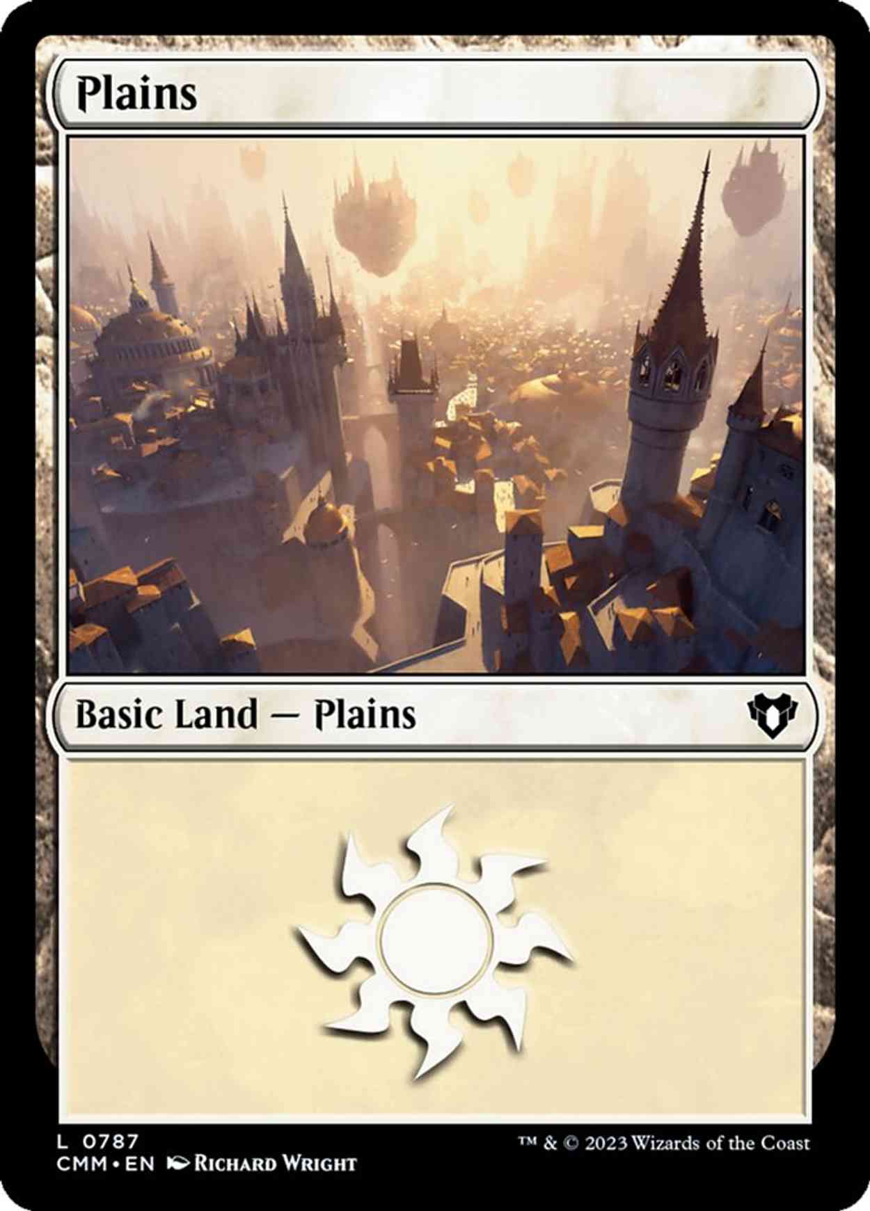 Plains (0787) magic card front