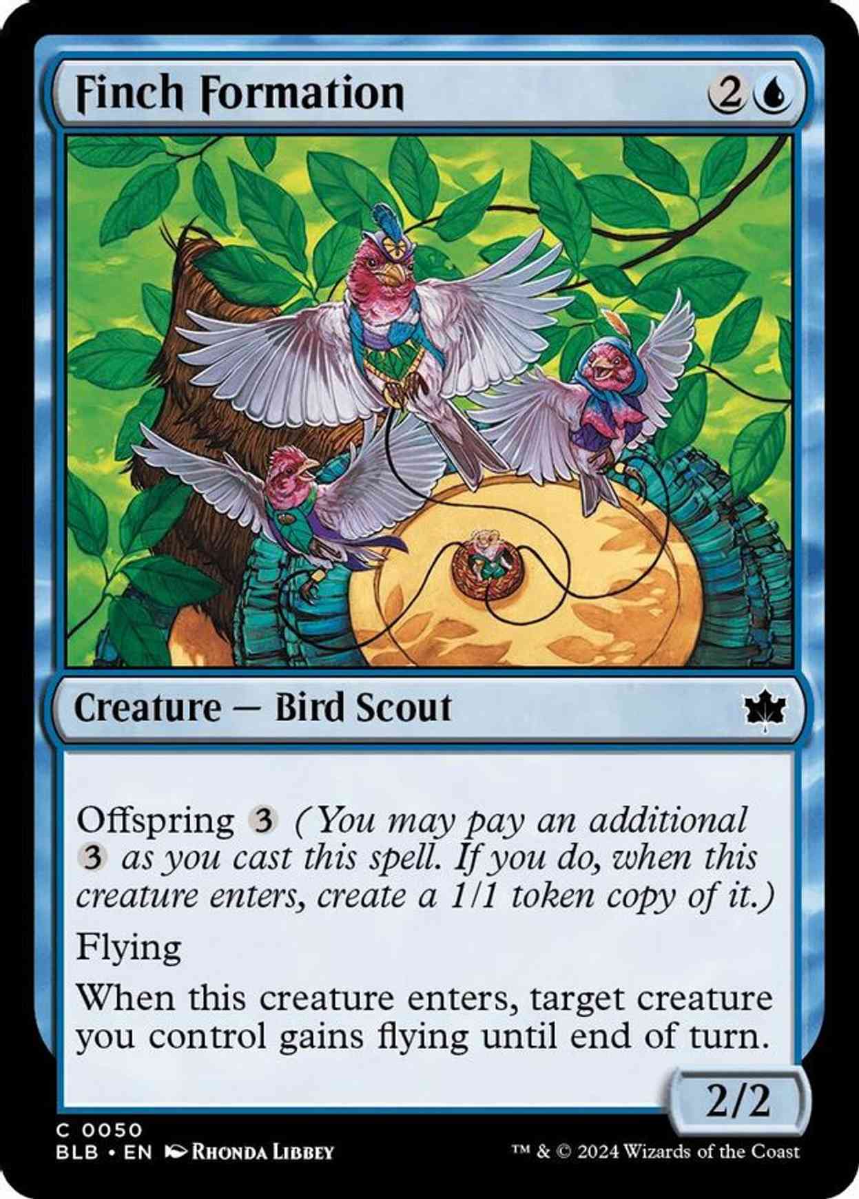 Finch Formation magic card front