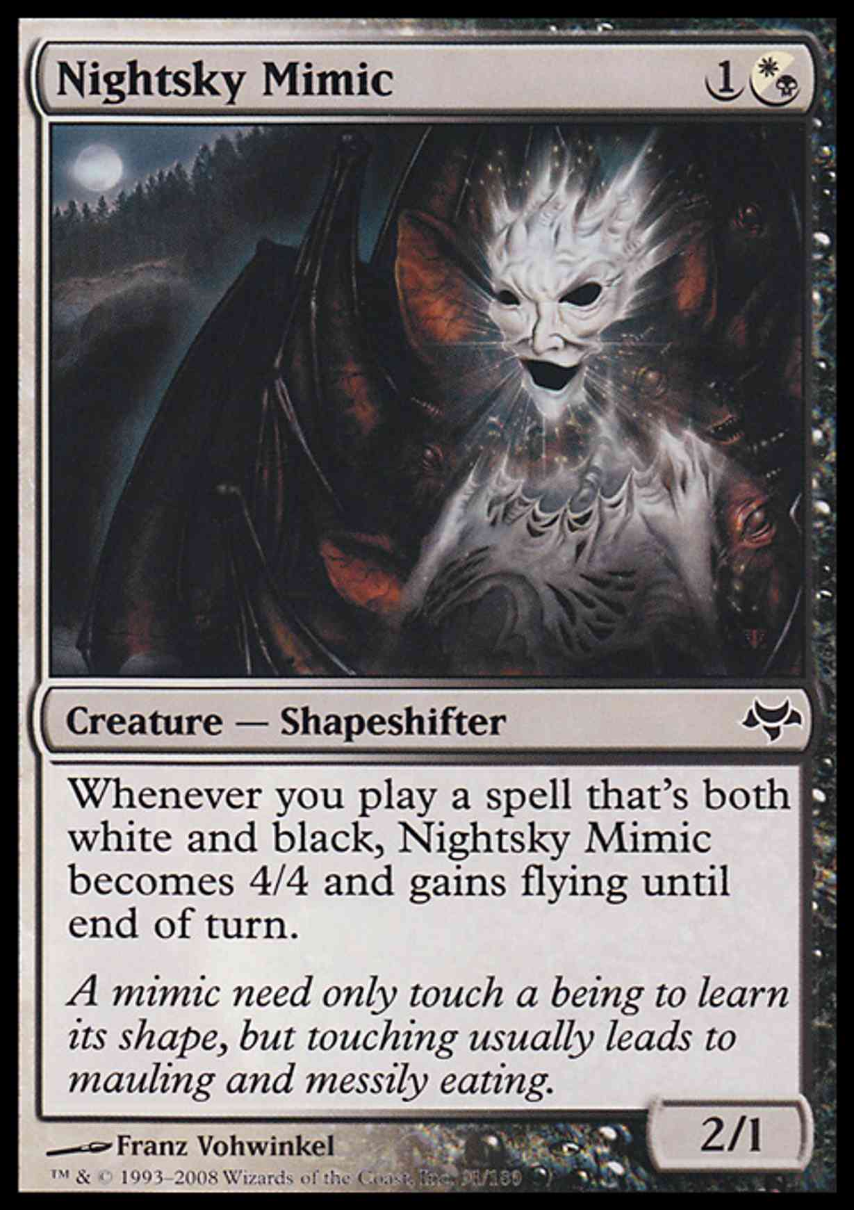 Nightsky Mimic magic card front