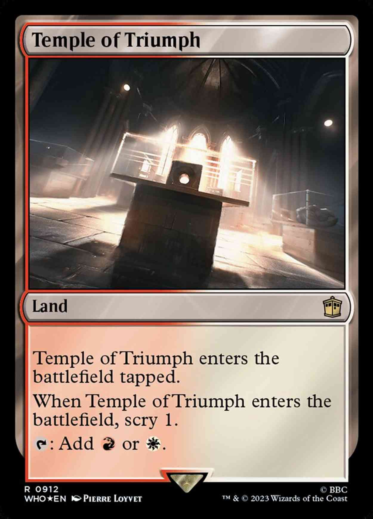Temple of Triumph (Surge Foil) magic card front