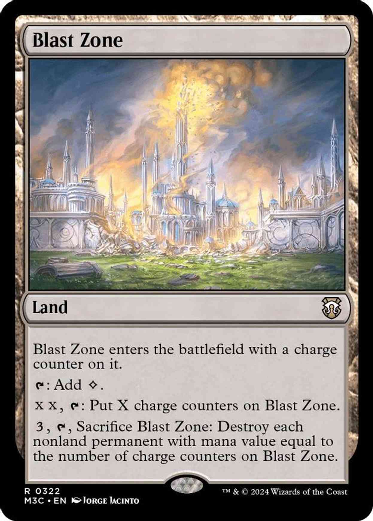 Blast Zone (Ripple Foil) magic card front