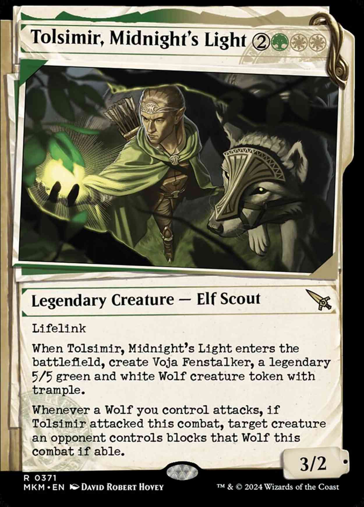 Tolsimir, Midnight's Light (Showcase) magic card front