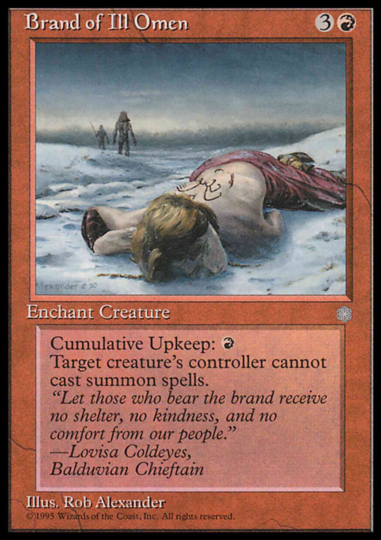 Brand of Ill Omen magic card front