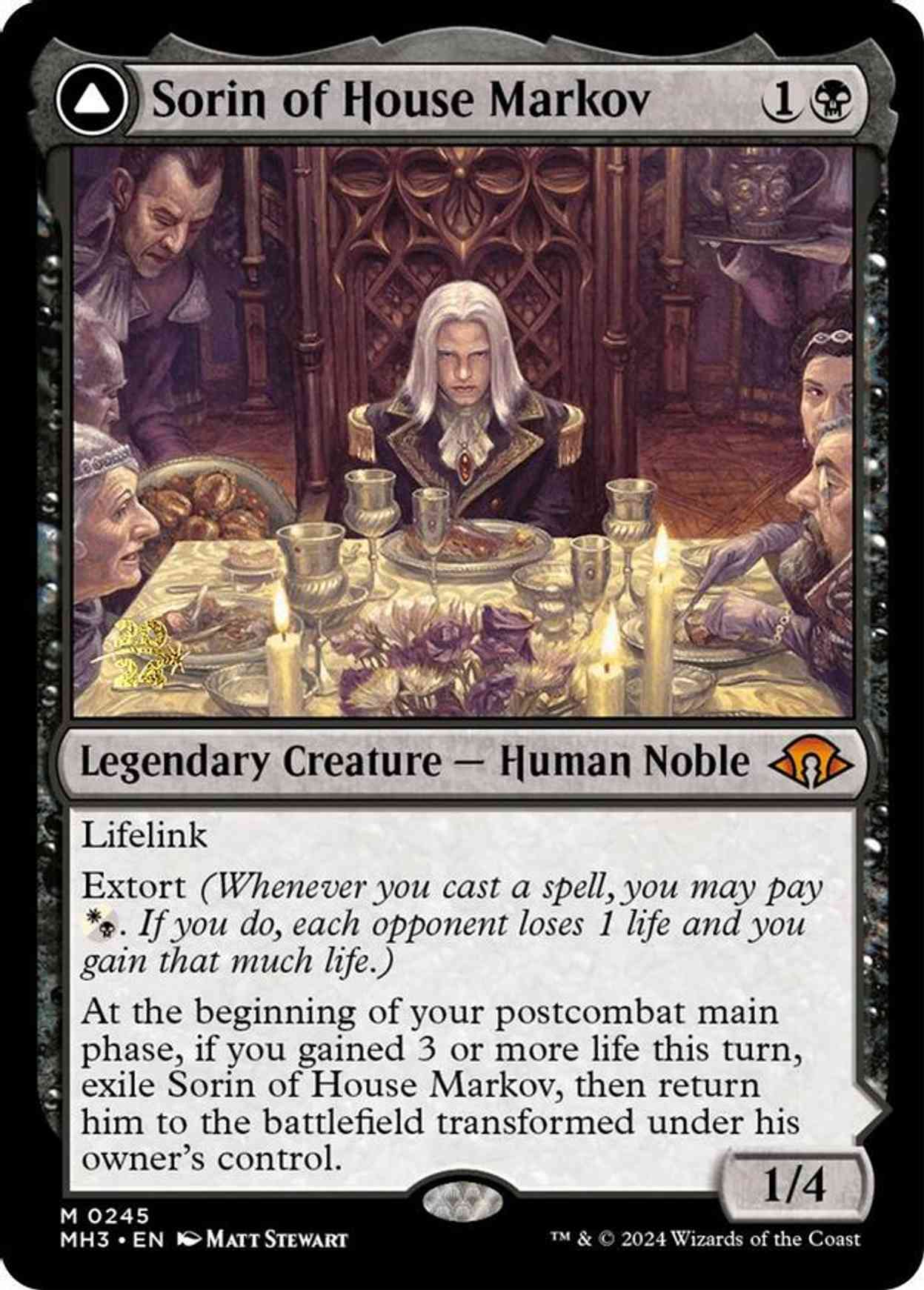 Sorin of House Markov magic card front