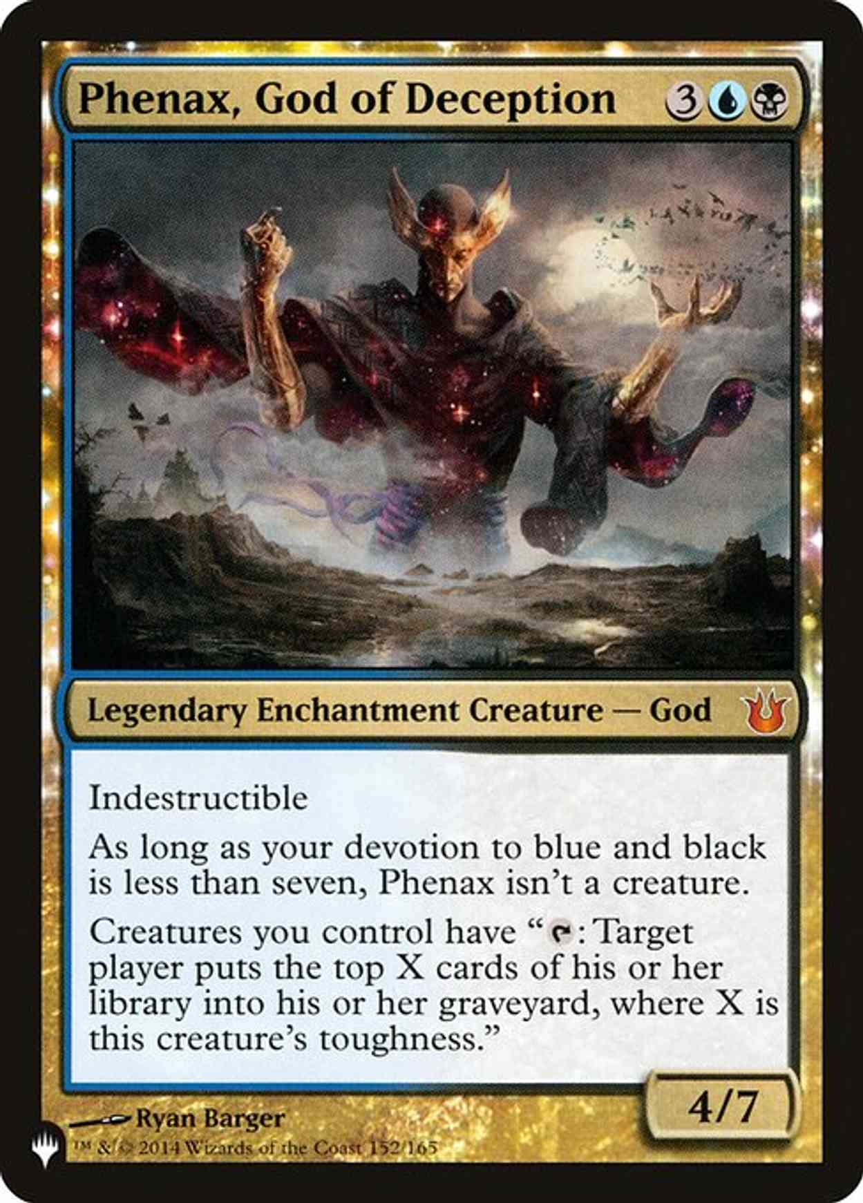 Phenax, God of Deception magic card front