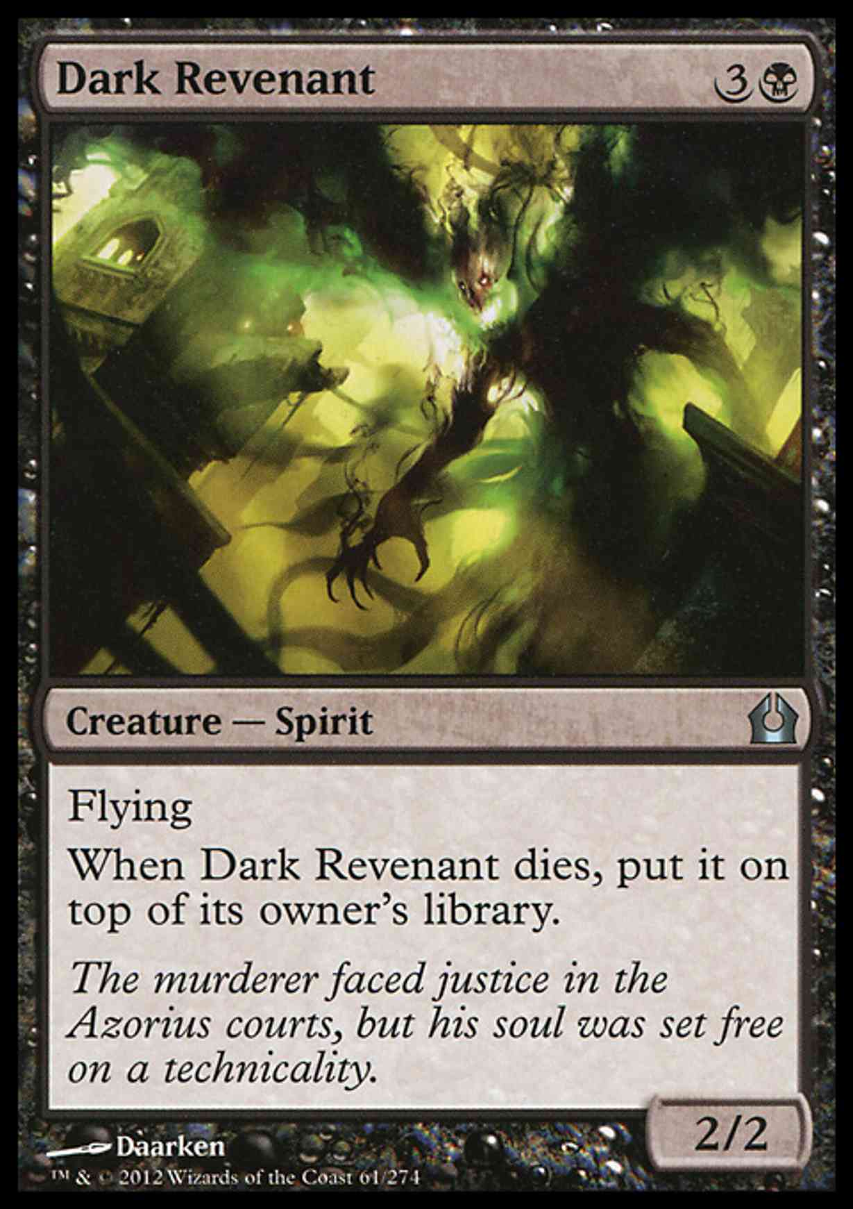 Dark Revenant magic card front