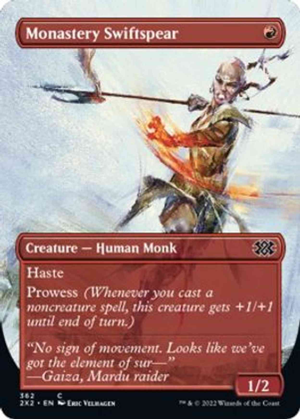 Monastery Swiftspear (Borderless) magic card front