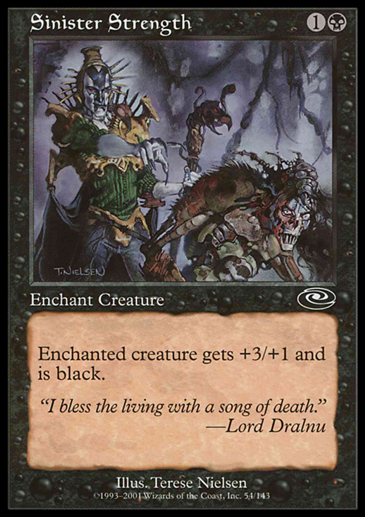 Sinister Strength magic card front