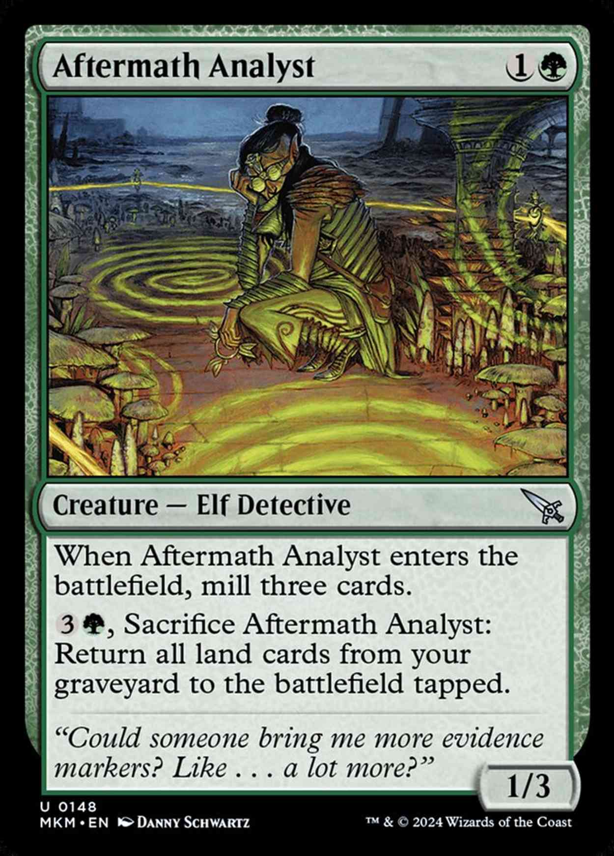 Aftermath Analyst magic card front