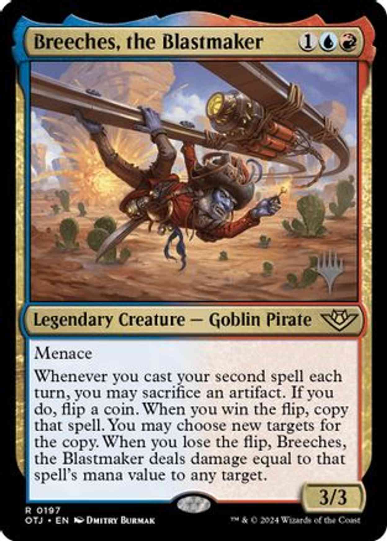 Breeches, the Blastmaker magic card front