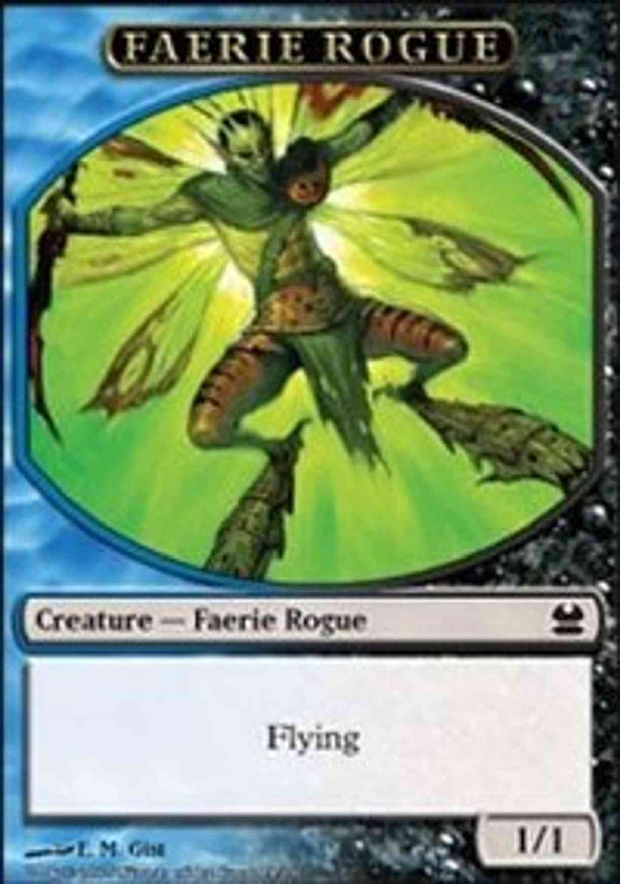 Faerie Rogue Token (Blue/Black) magic card front