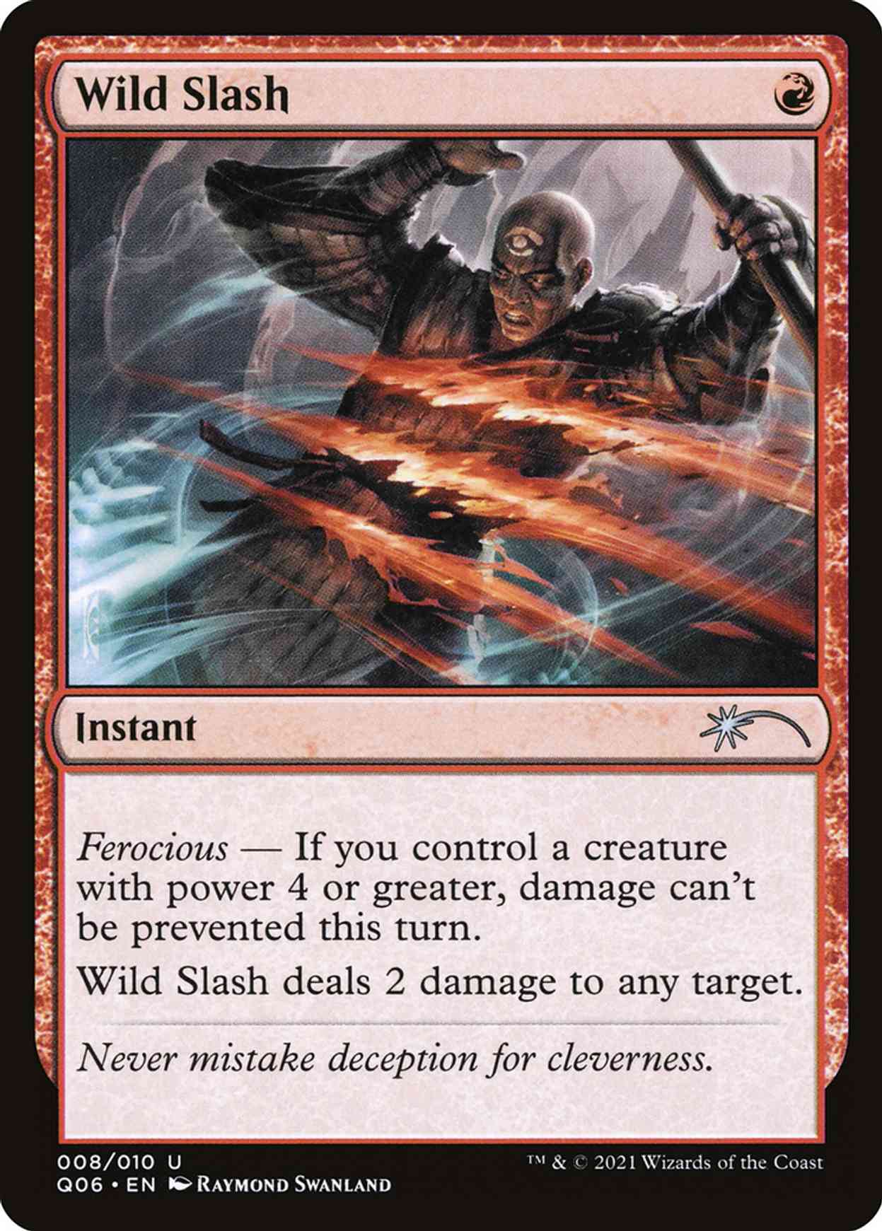 Wild Slash magic card front