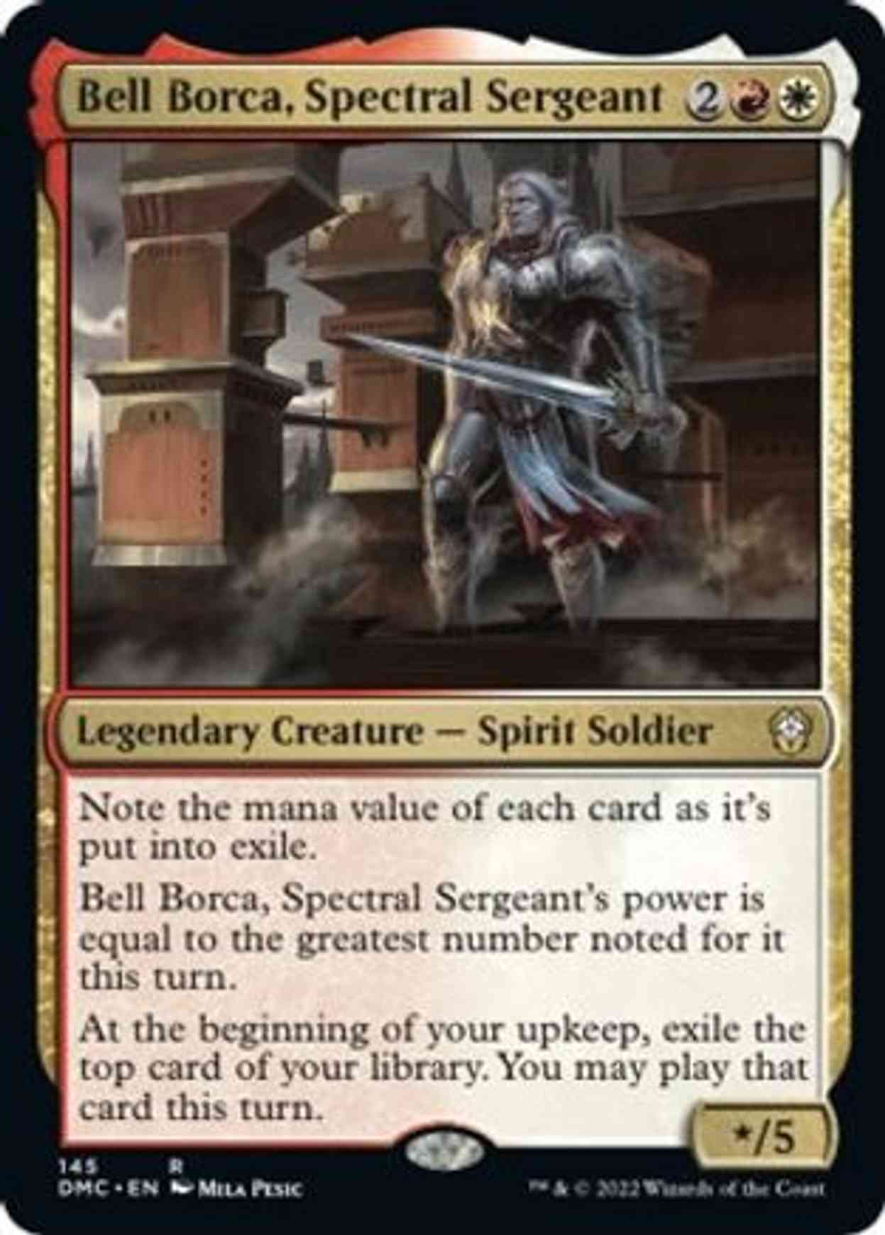 Bell Borca, Spectral Sergeant magic card front