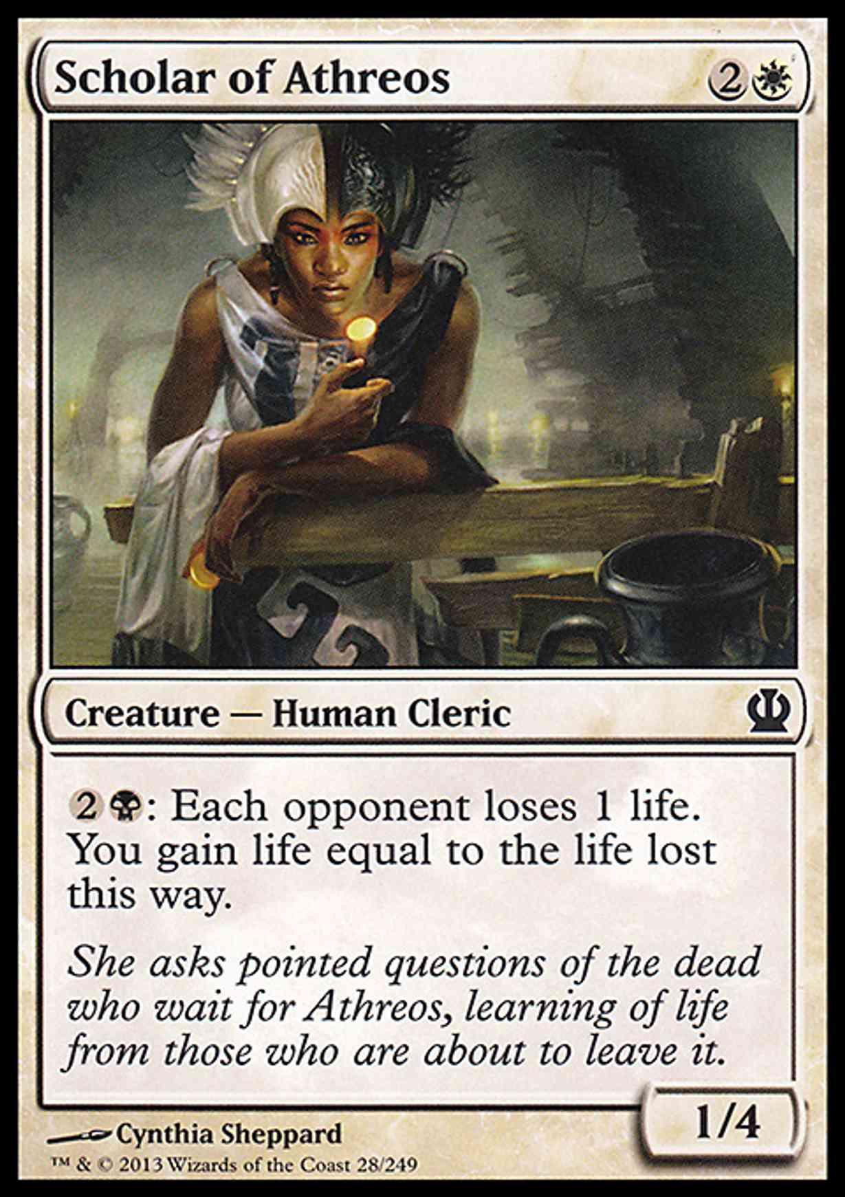 Scholar of Athreos magic card front