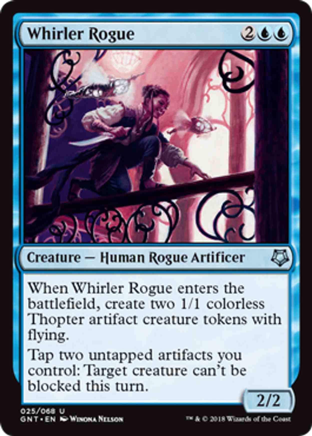 Whirler Rogue magic card front