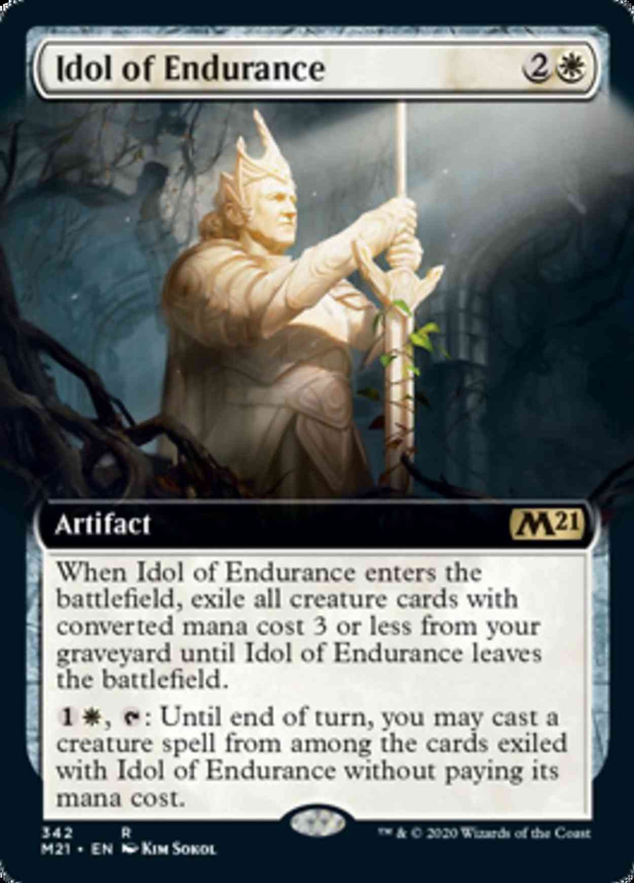 Idol of Endurance (Extended Art) magic card front