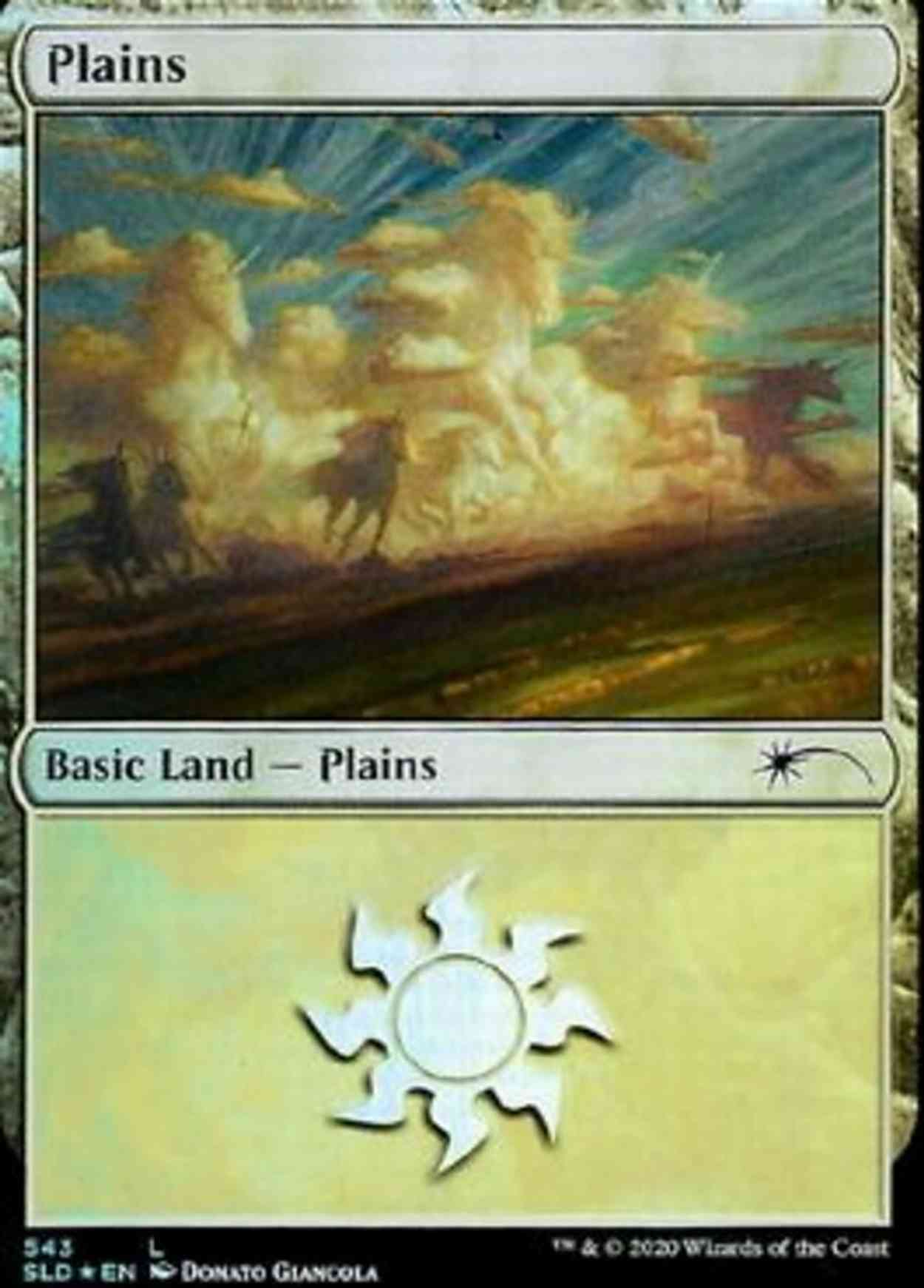 Plains (543) magic card front