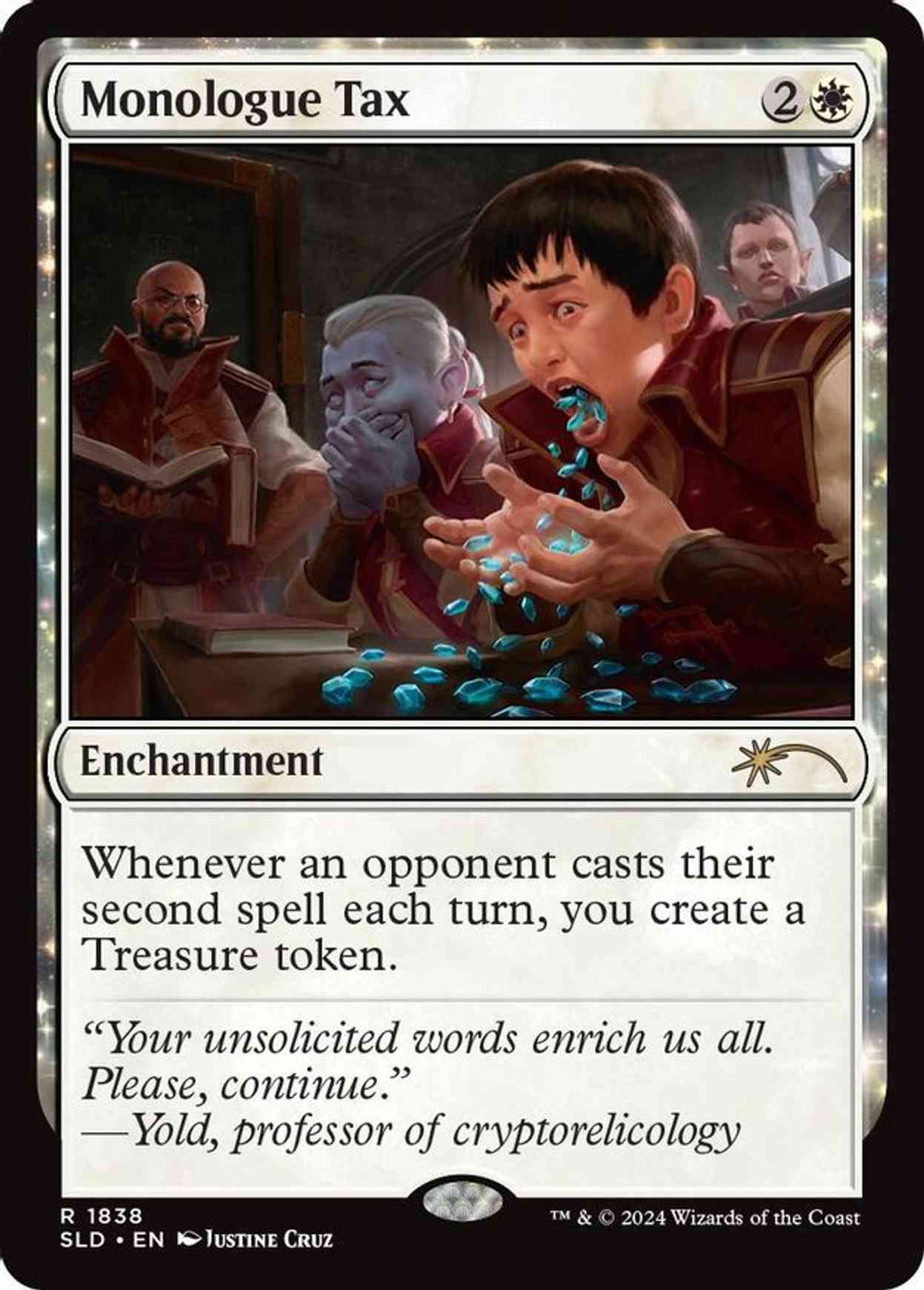 Monologue Tax magic card front