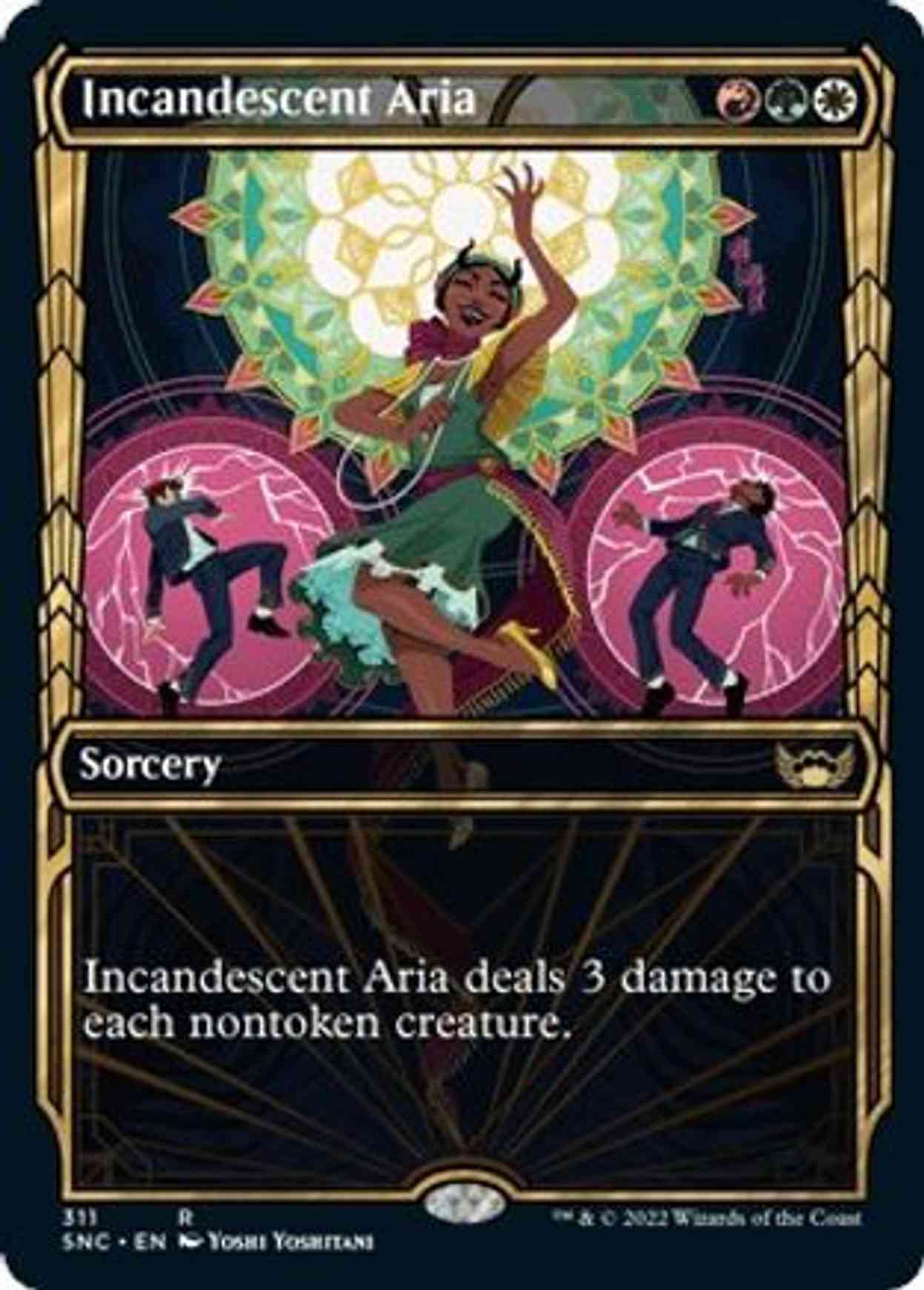 Incandescent Aria (Showcase) magic card front