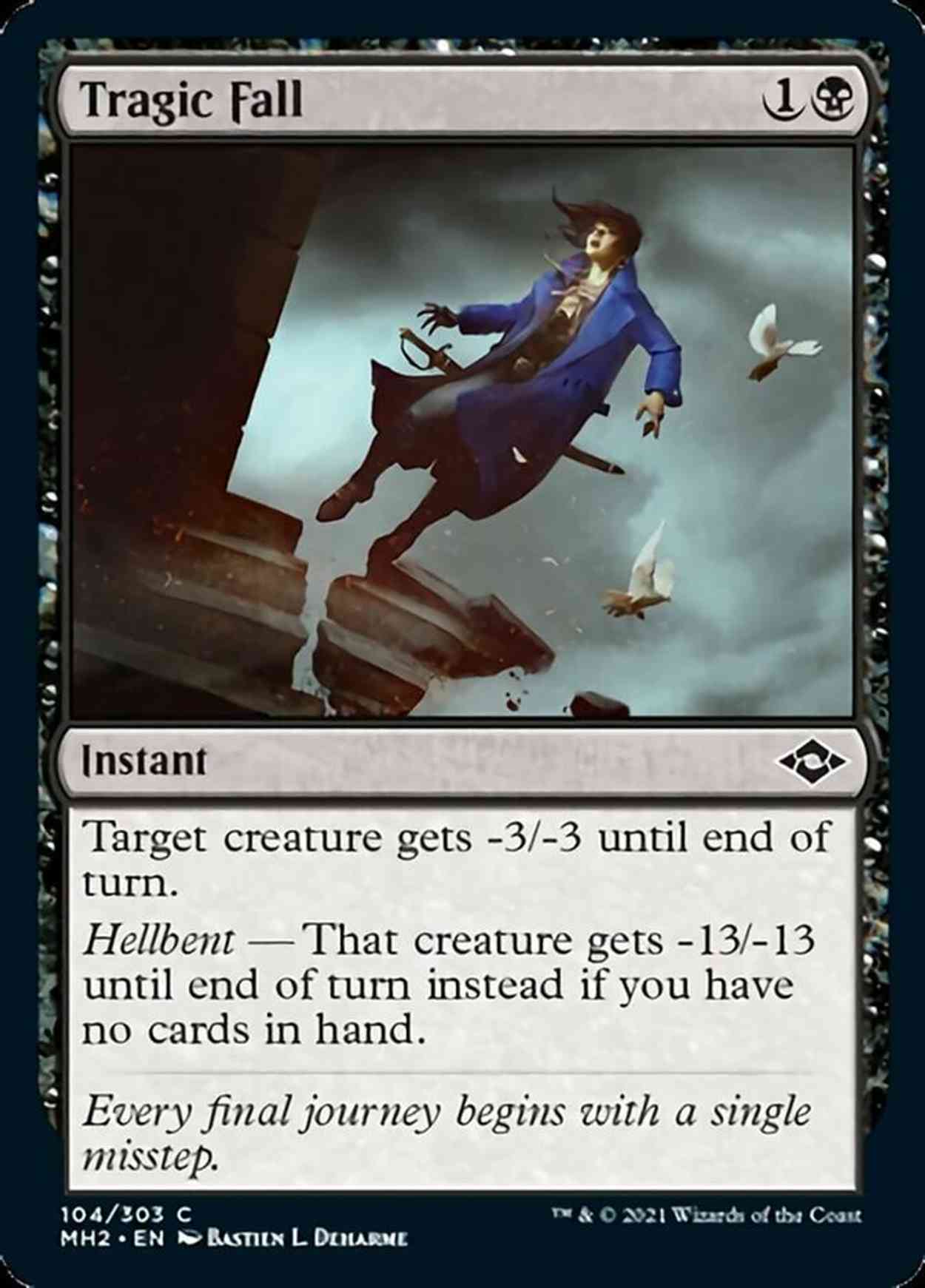Tragic Fall magic card front