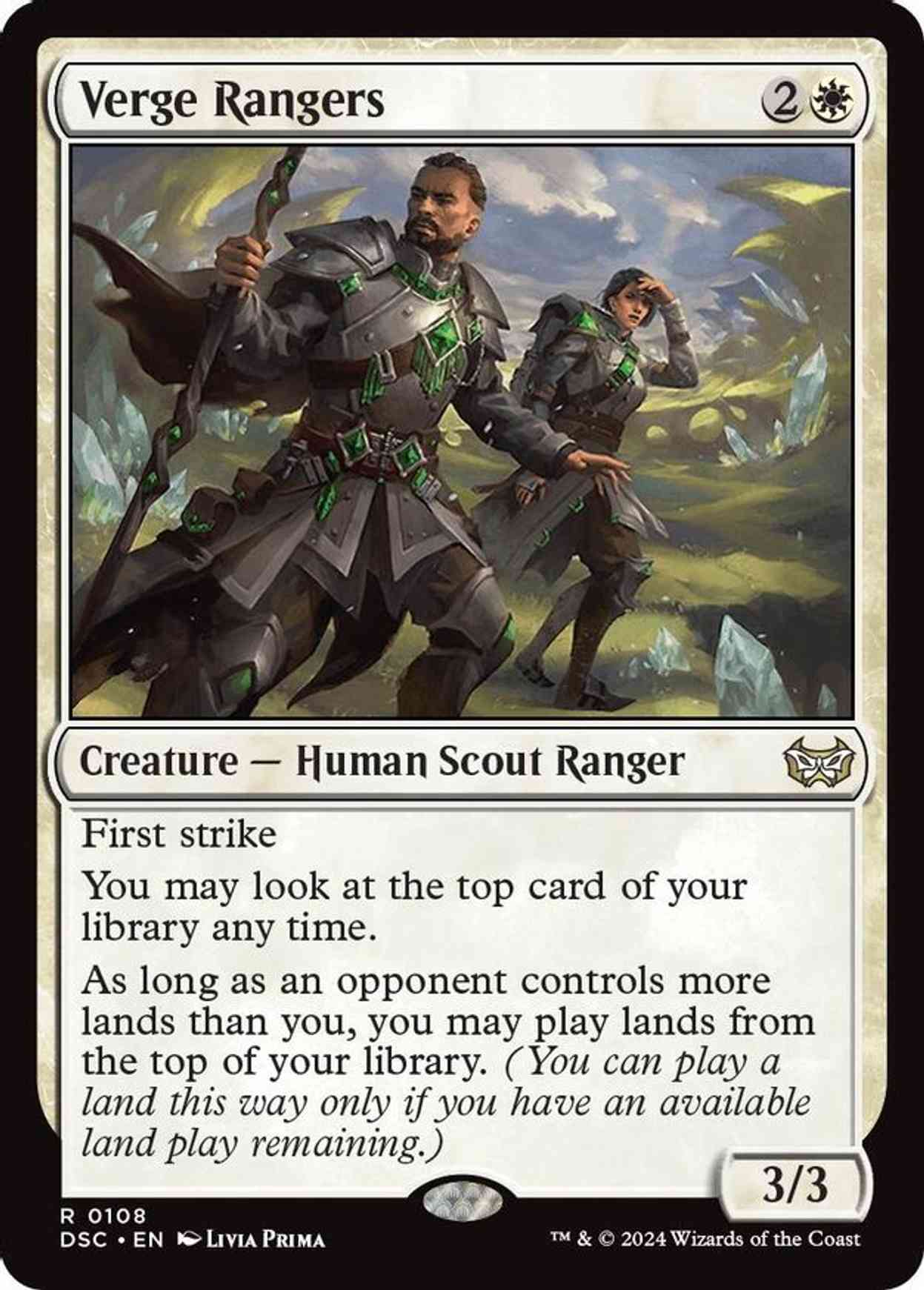 Verge Rangers magic card front