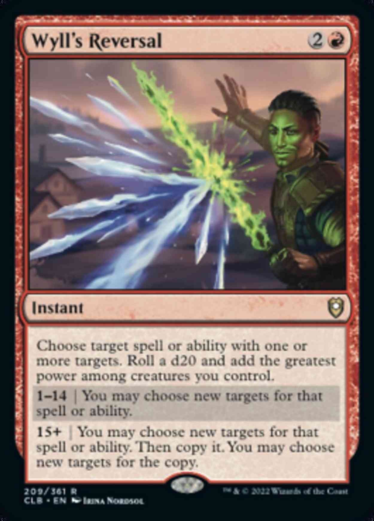 Wyll's Reversal magic card front