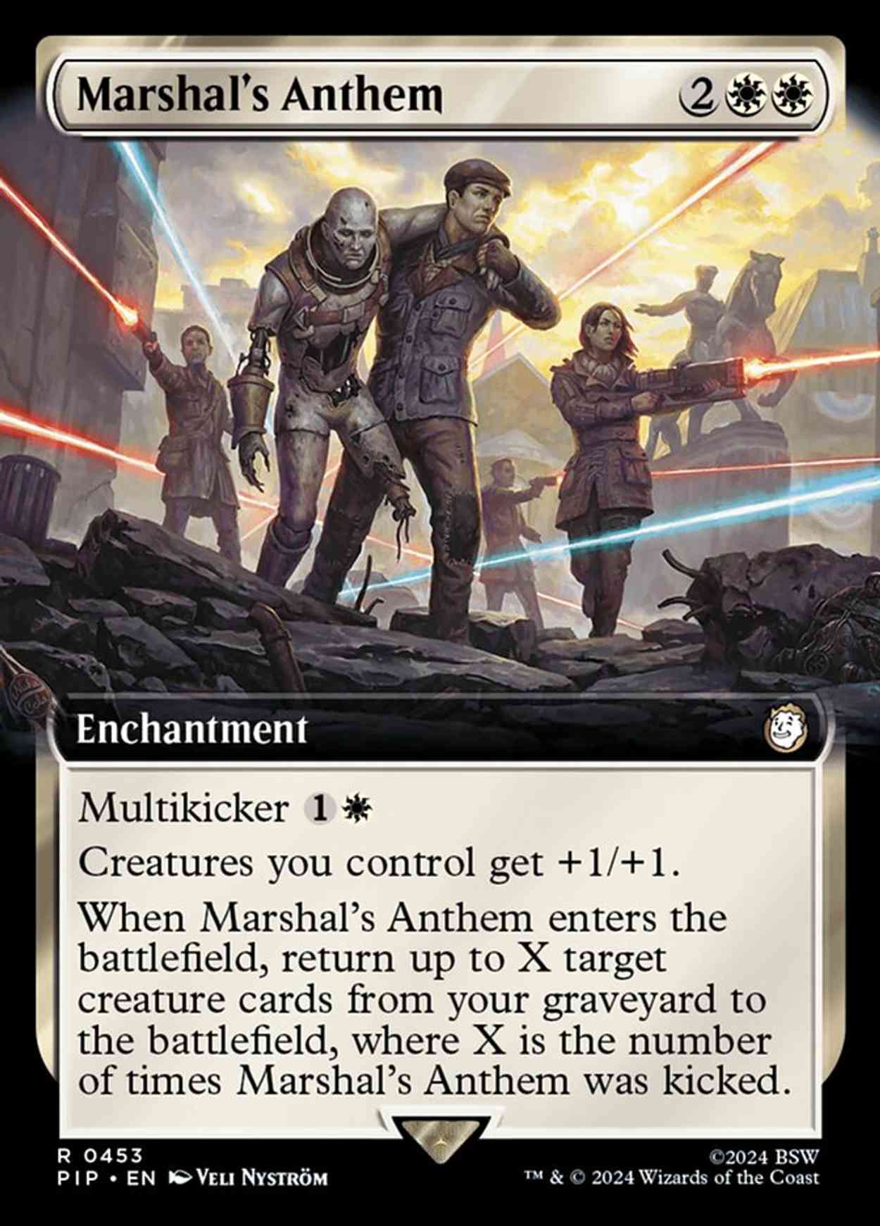 Marshal's Anthem (Extended Art) magic card front