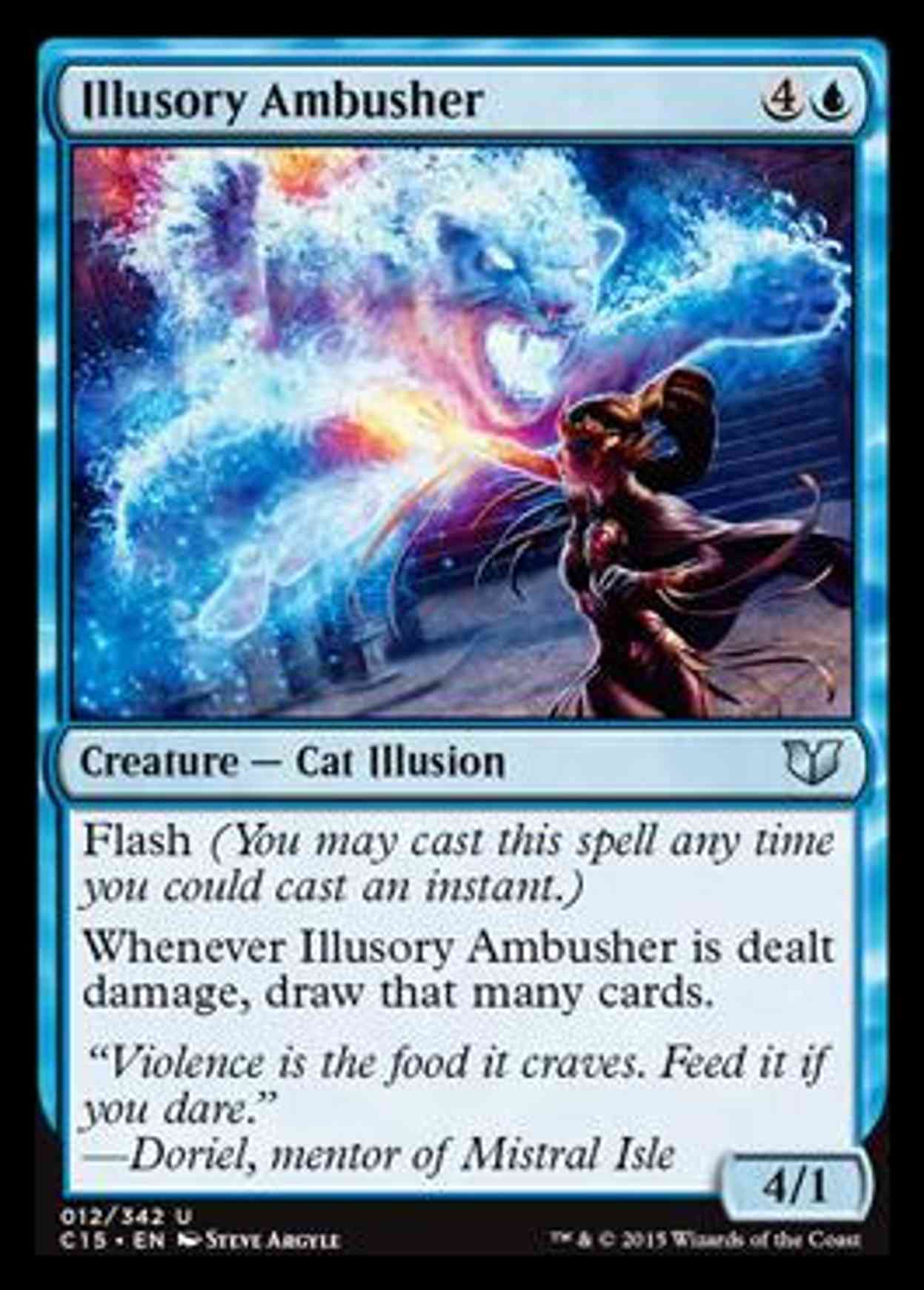 Illusory Ambusher magic card front