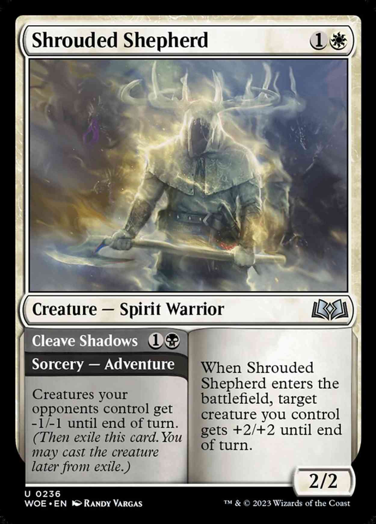 Shrouded Shepherd magic card front