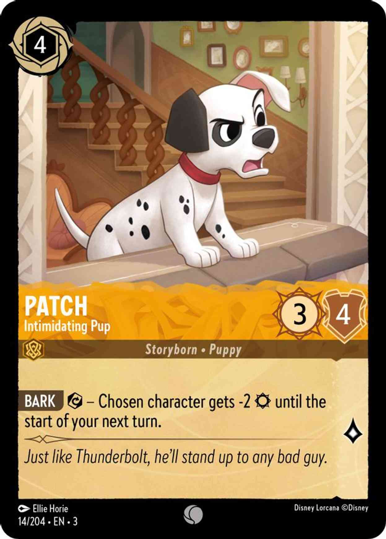 Patch - Intimidating Pup magic card front