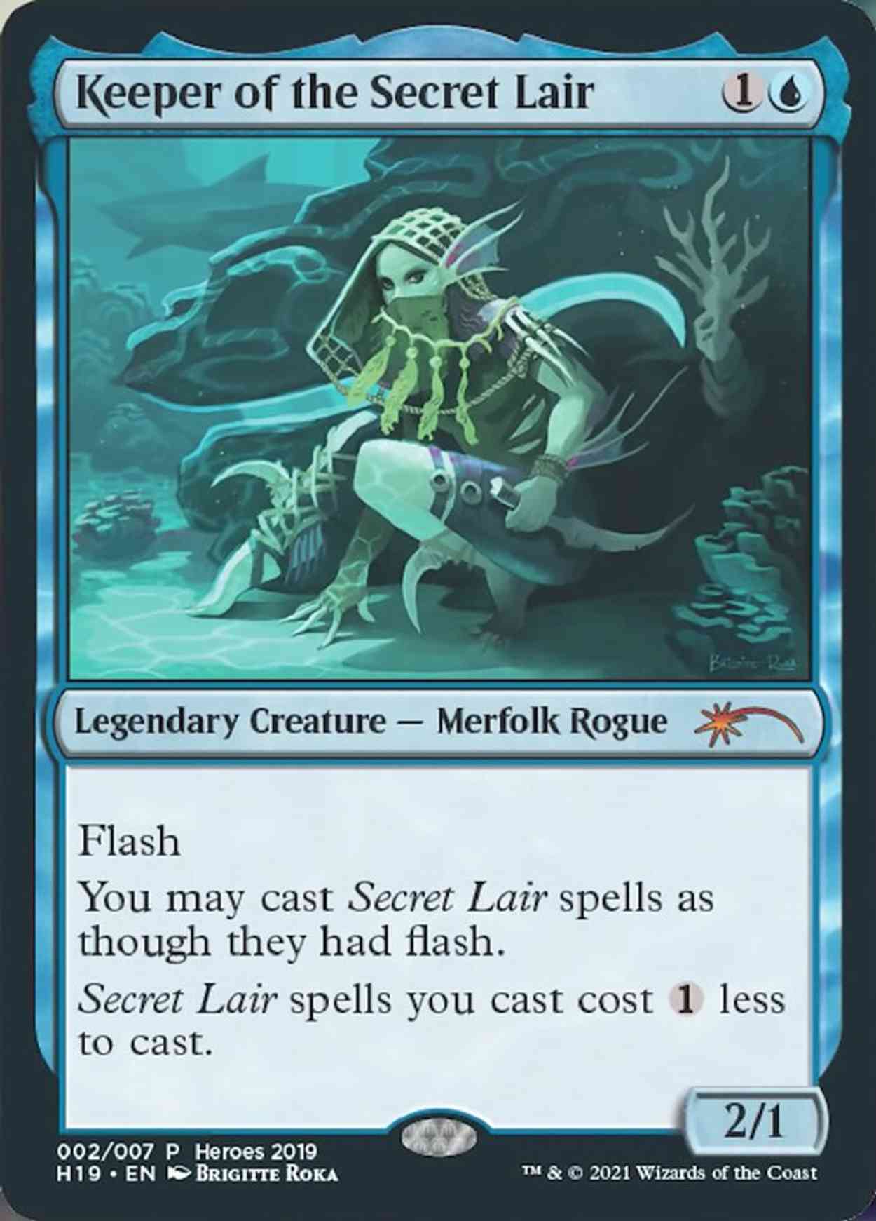 Keeper of the Secret Lair magic card front