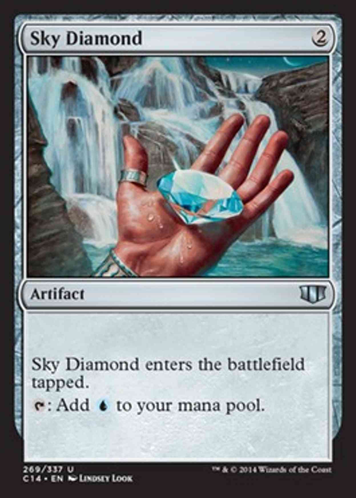 Sky Diamond magic card front