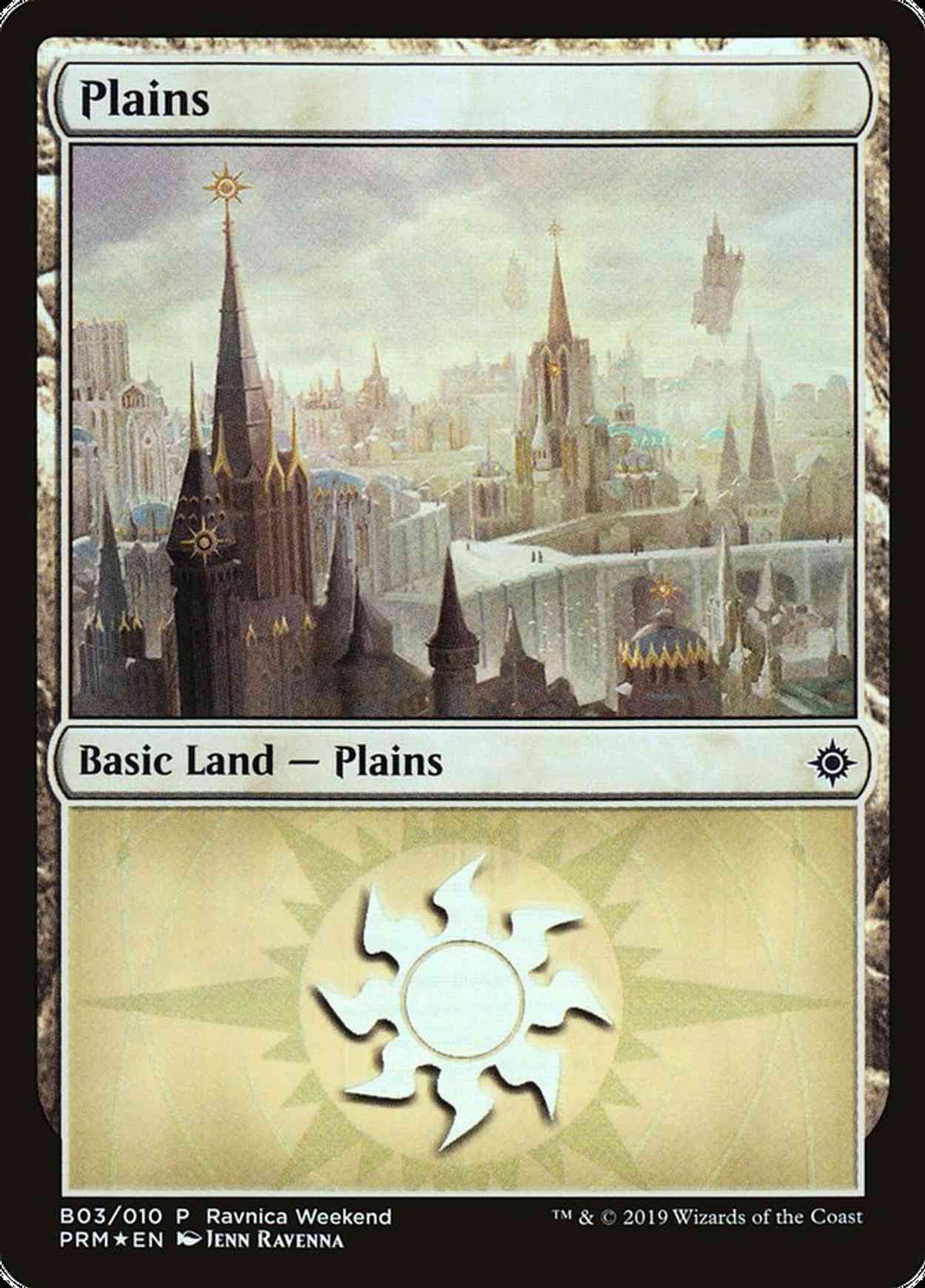 Plains - Orzhov (B03) magic card front