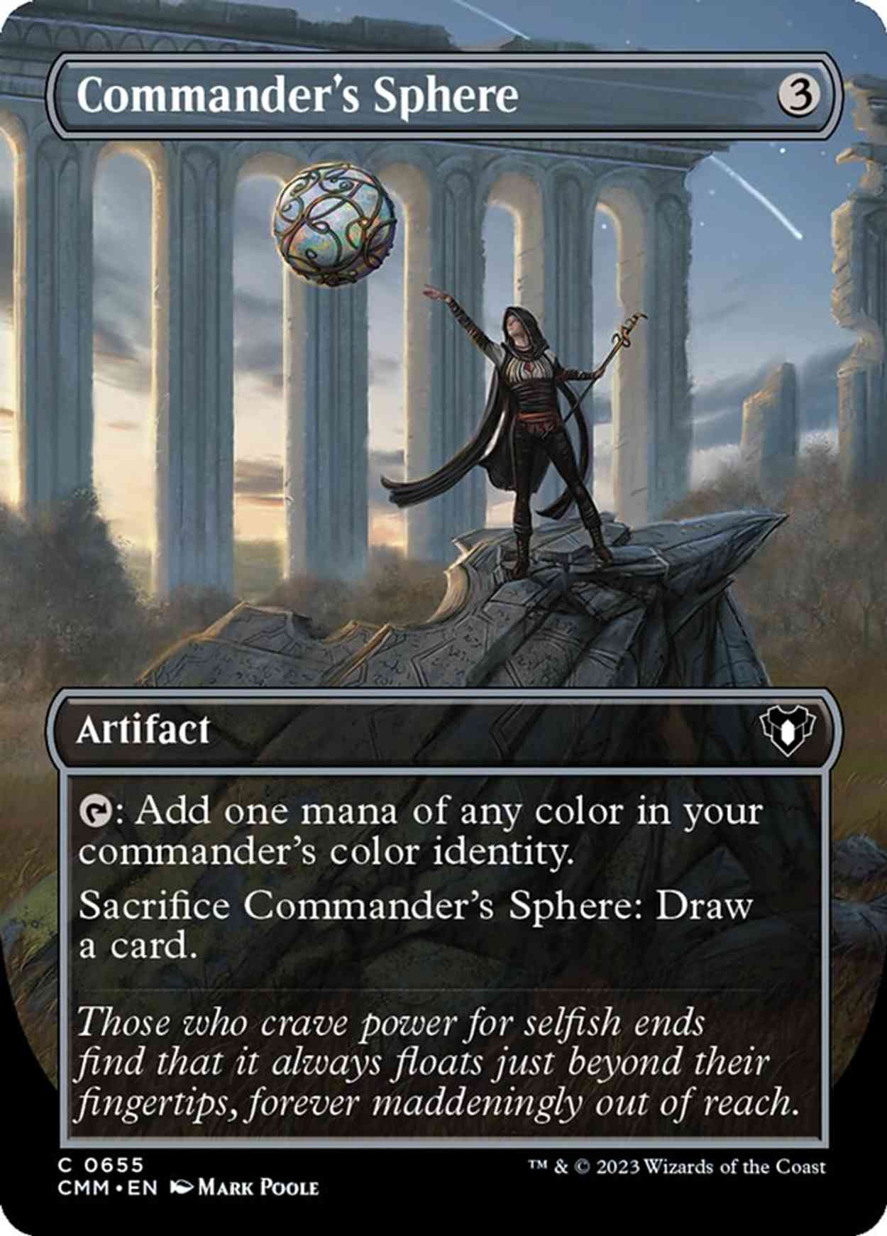 Commander's Sphere (Borderless) magic card front