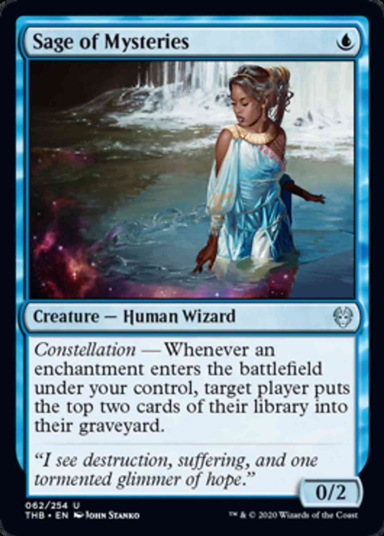 Sage of Mysteries magic card front