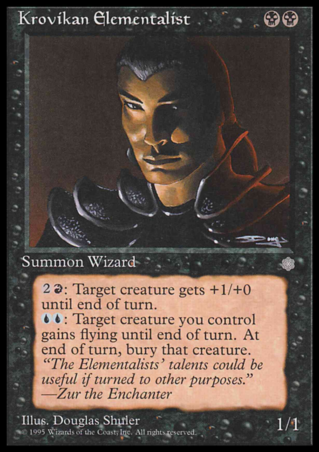 Krovikan Elementalist magic card front