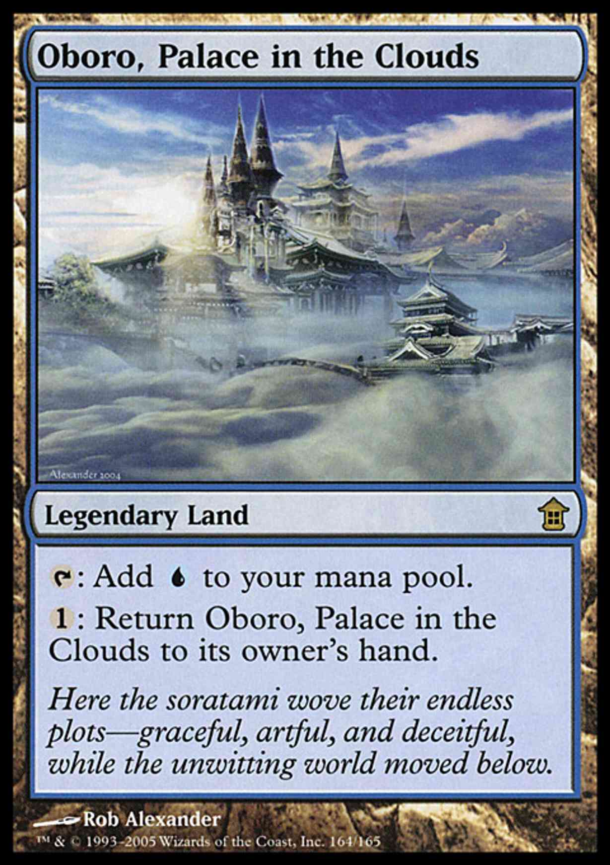 Oboro, Palace in the Clouds magic card front