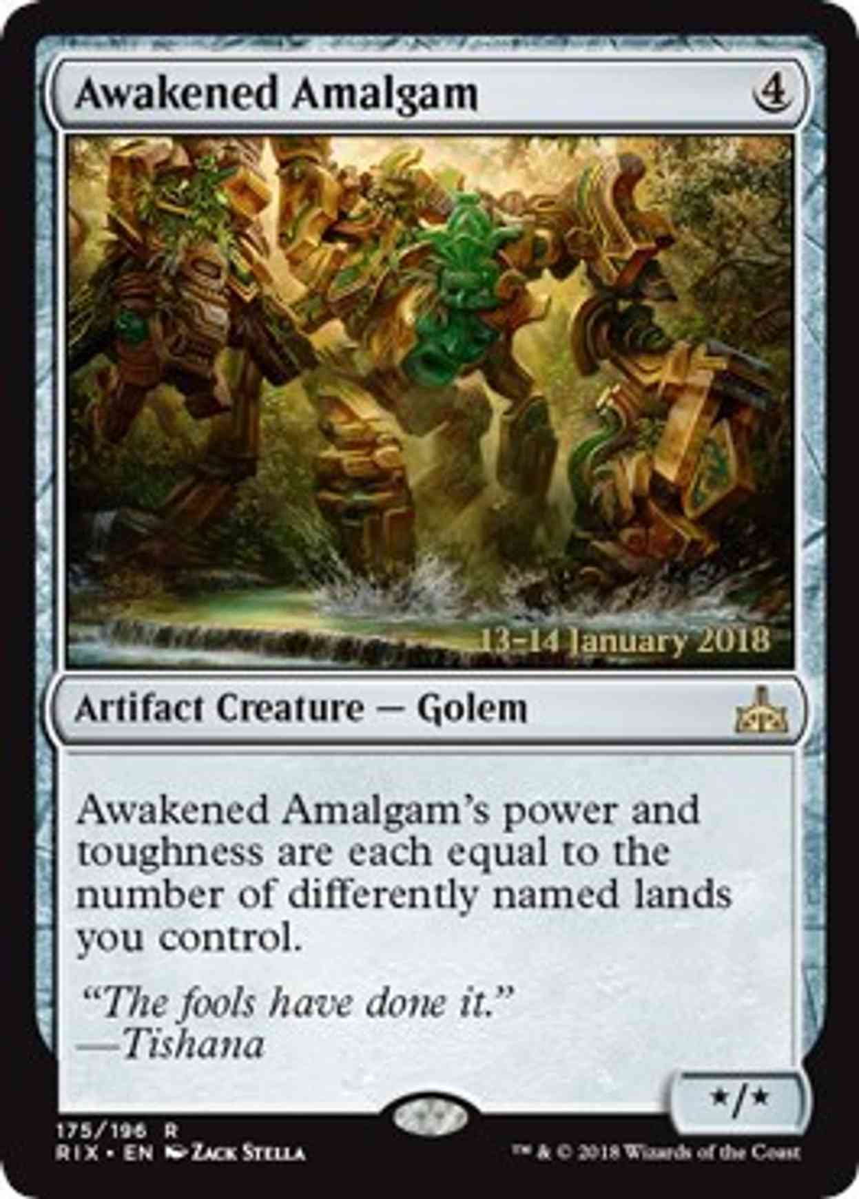 Awakened Amalgam magic card front