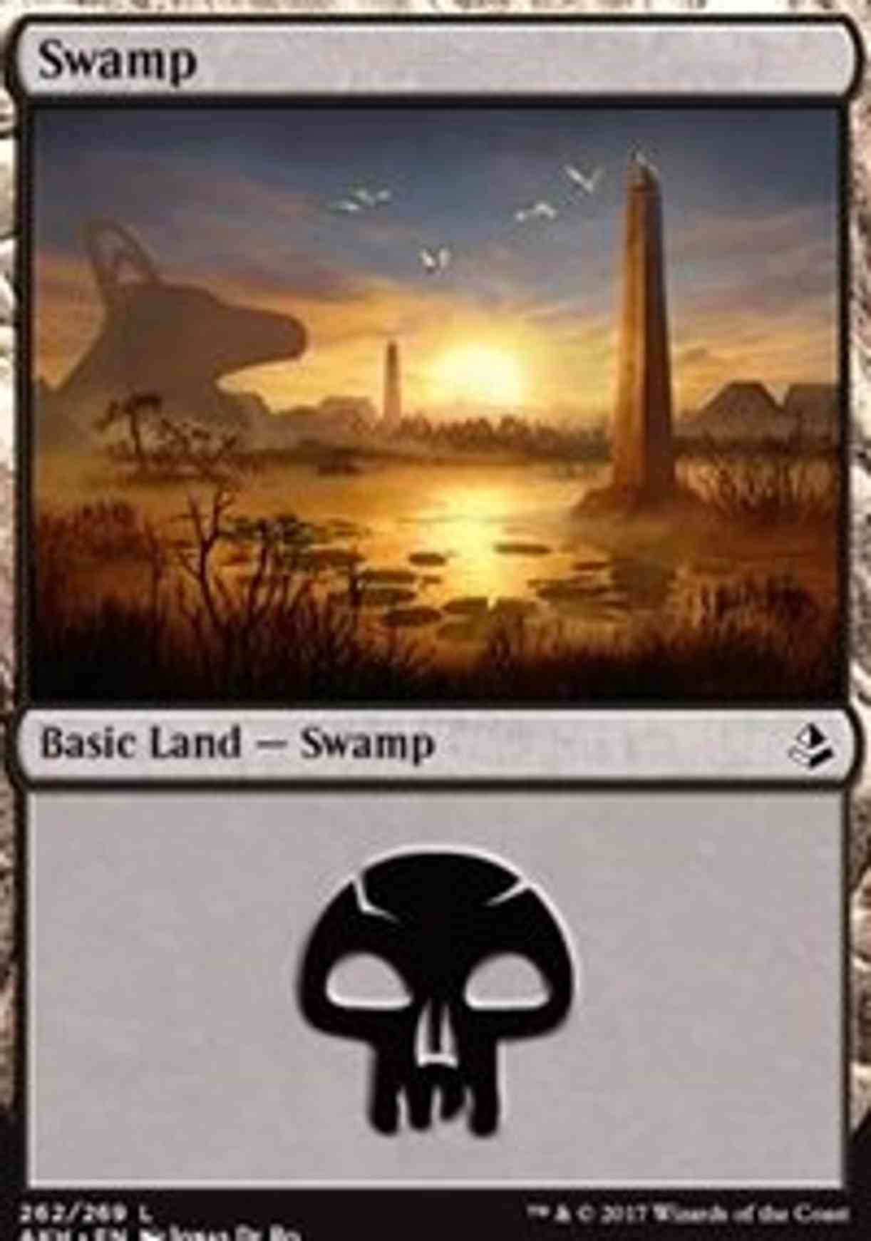 Swamp (262) magic card front