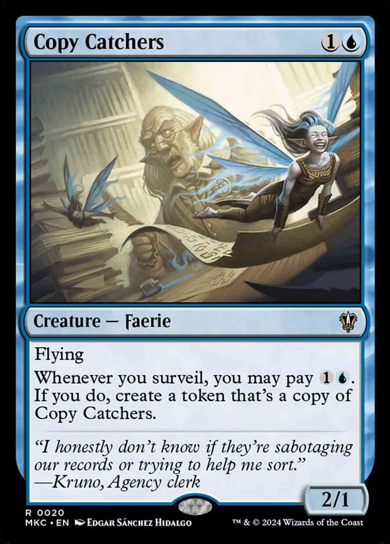 Copy Catchers magic card front